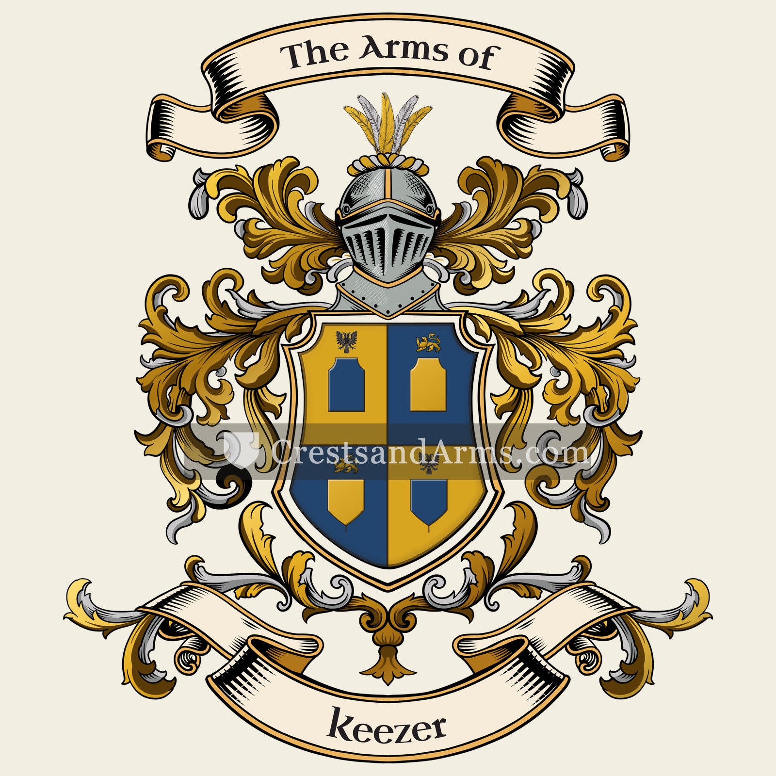 The Keezer coat of arms