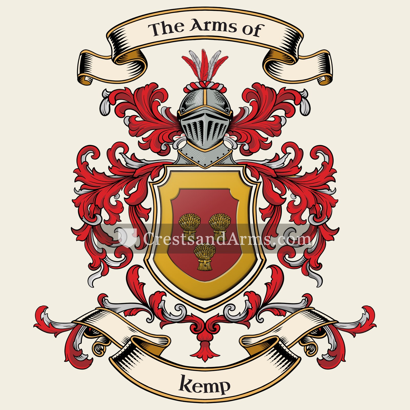 The Kemp coat of arms