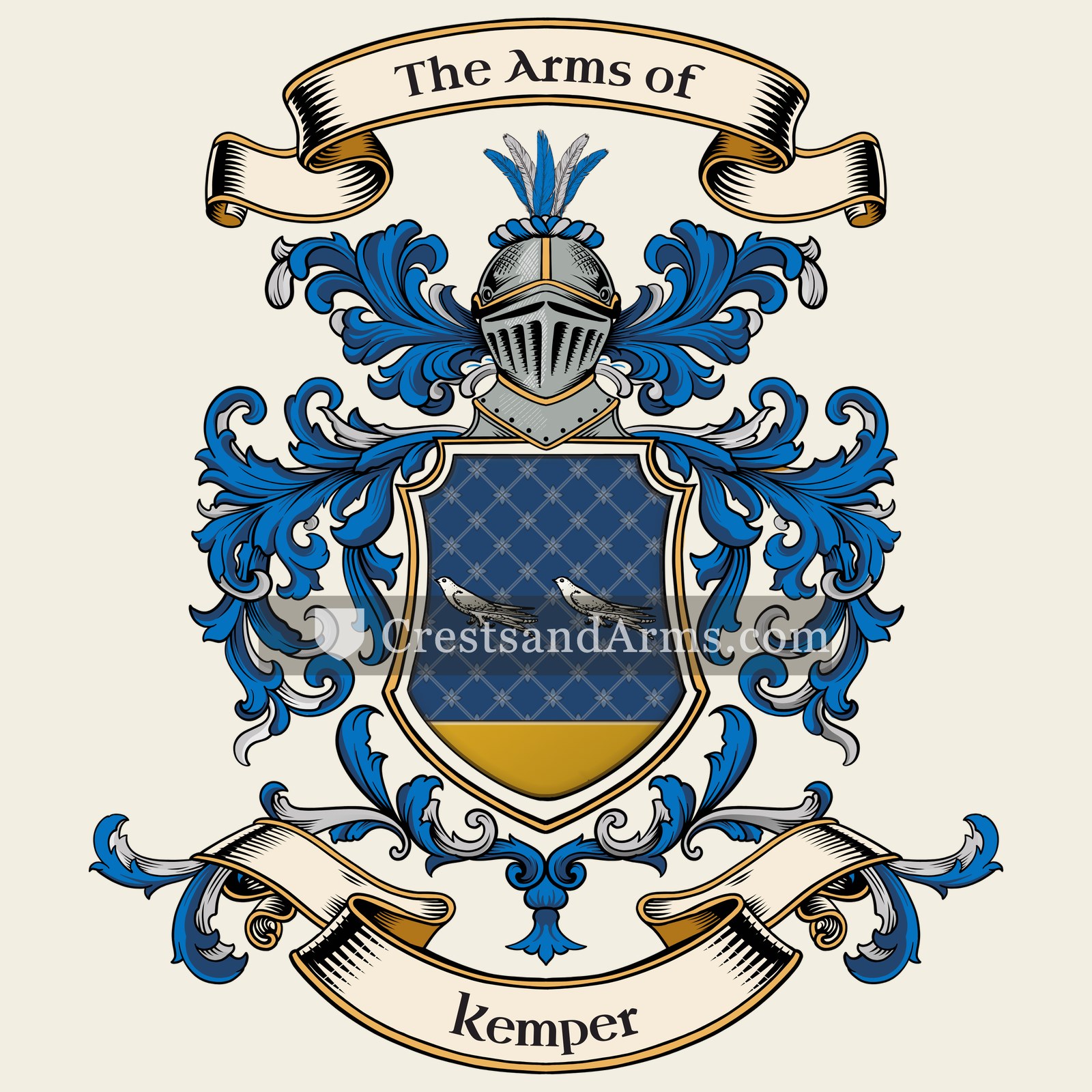 The Kemper coat of arms