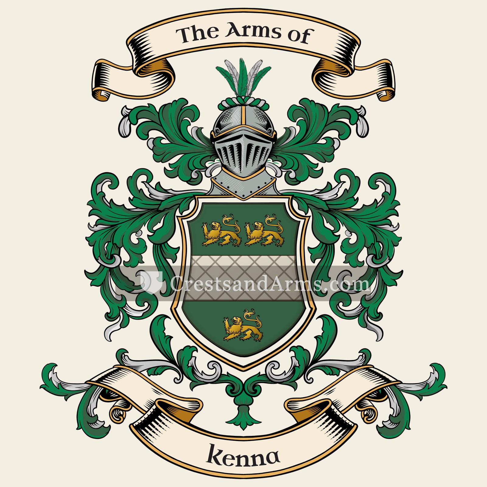 The Kenna coat of arms