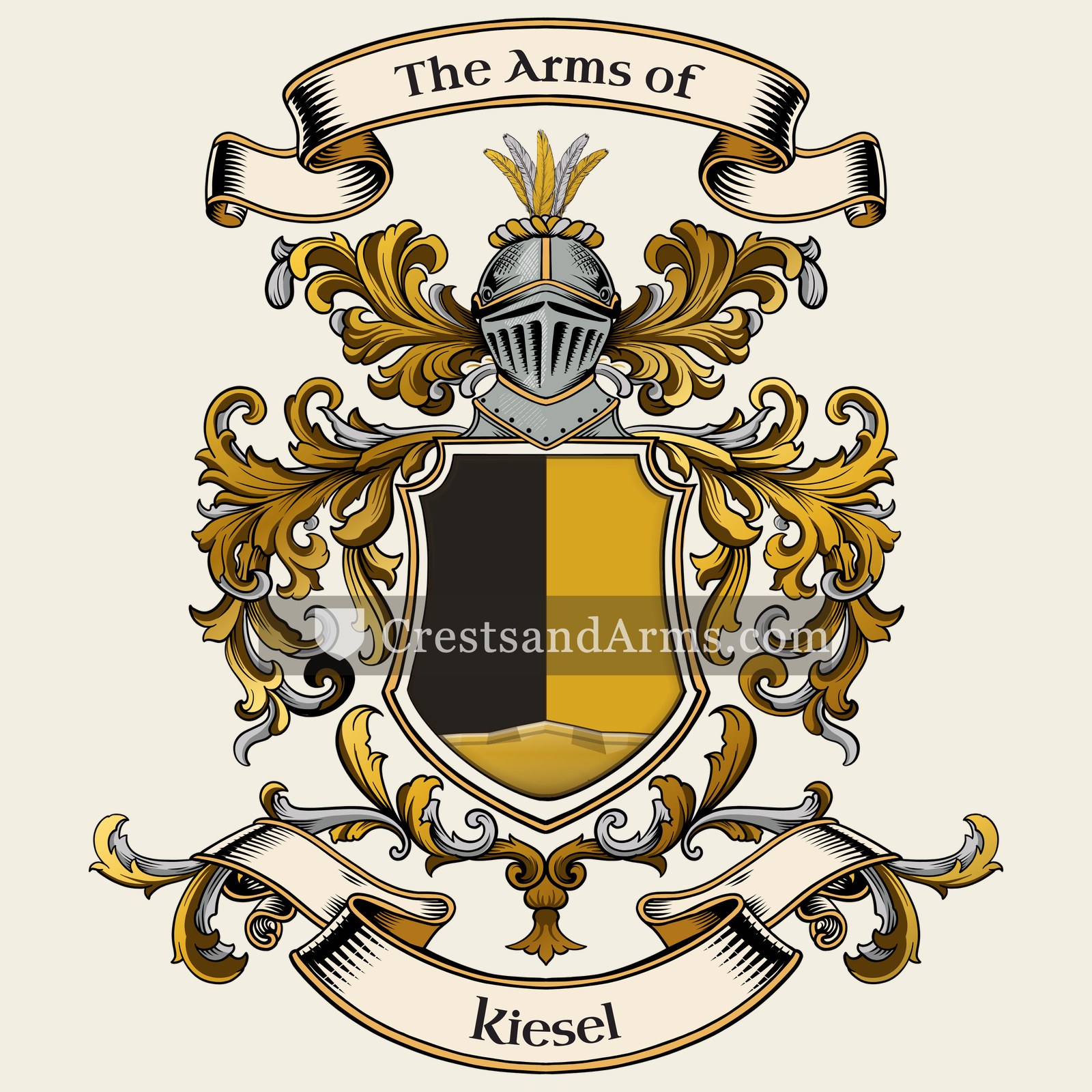 The Kiesel coat of arms