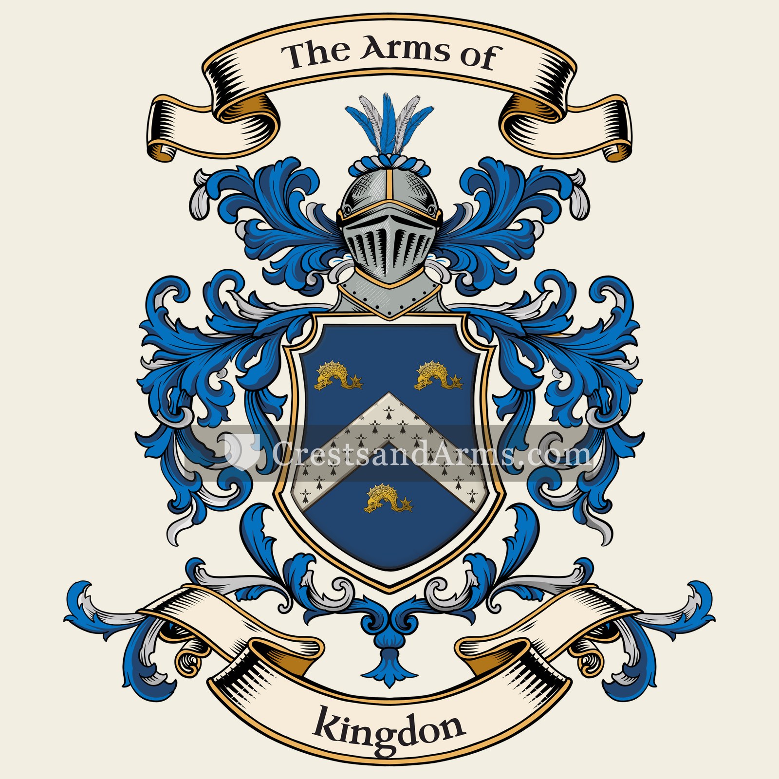 The Kingdon coat of arms