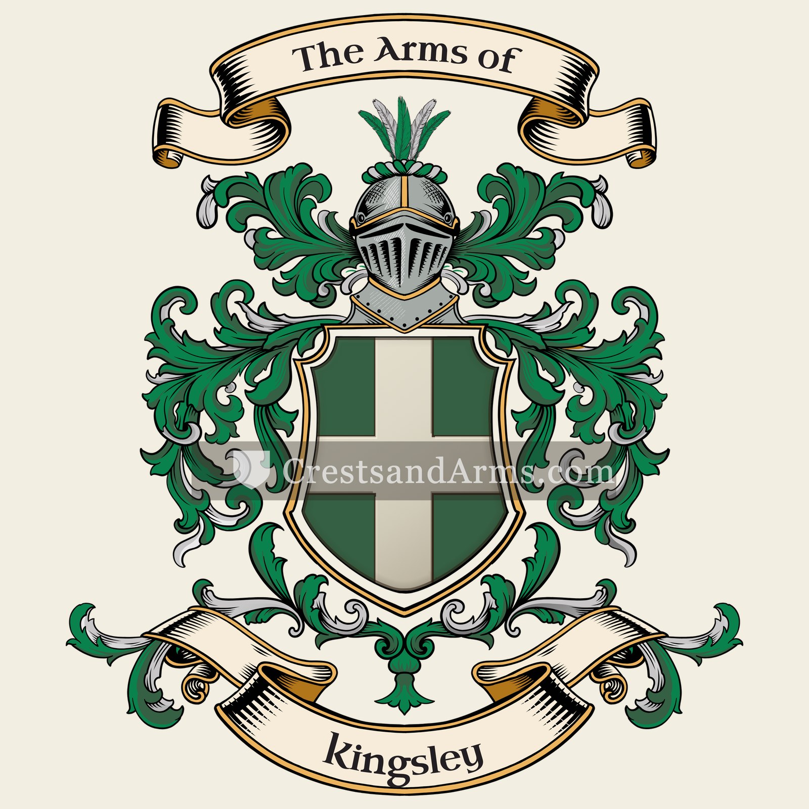 The Kingsley coat of arms