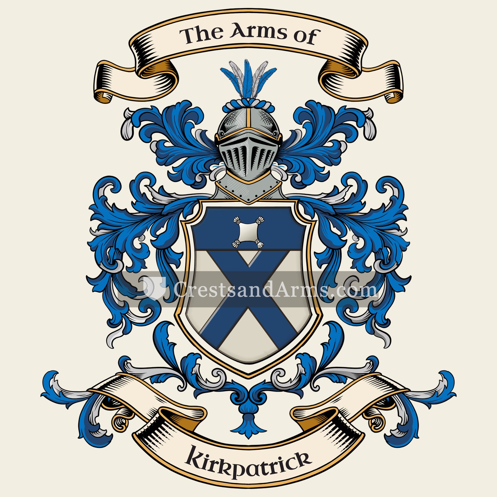The Kirkpatrick coat of arms