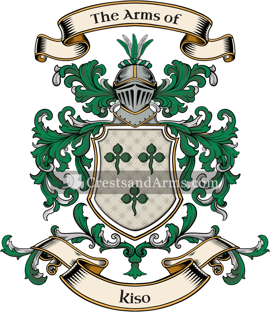 The Kiso coat of arms, drawn from the recorded blazon