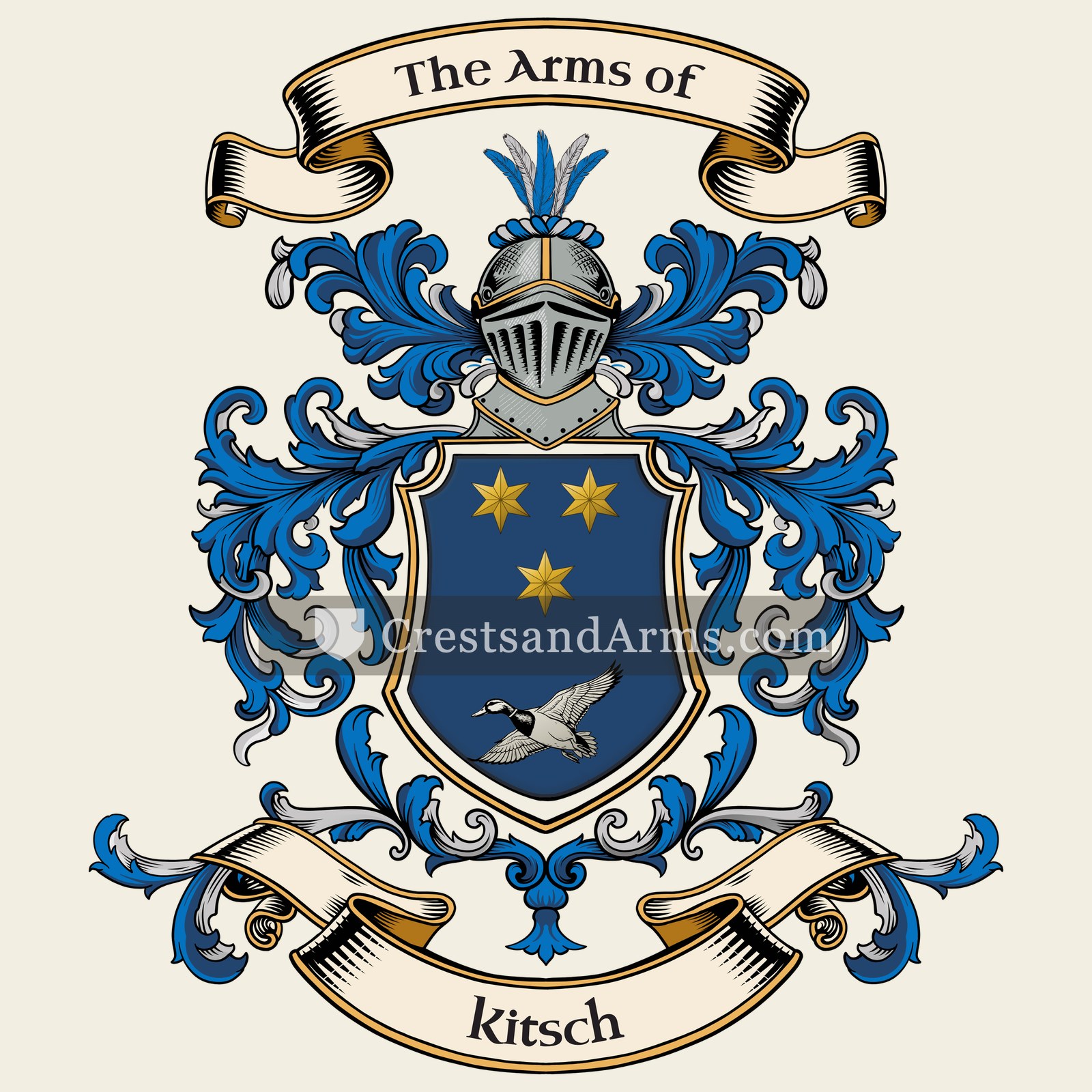 The Kitsch coat of arms