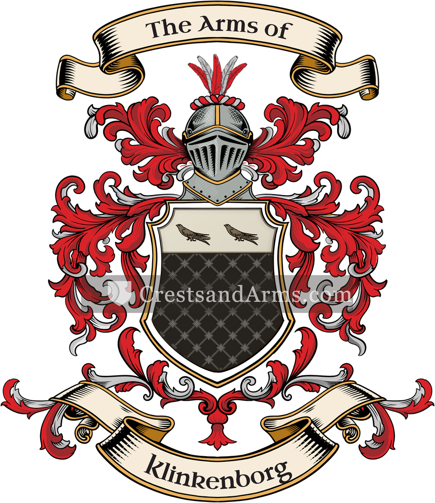 The Klinkenborg coat of arms, drawn from the recorded blazon