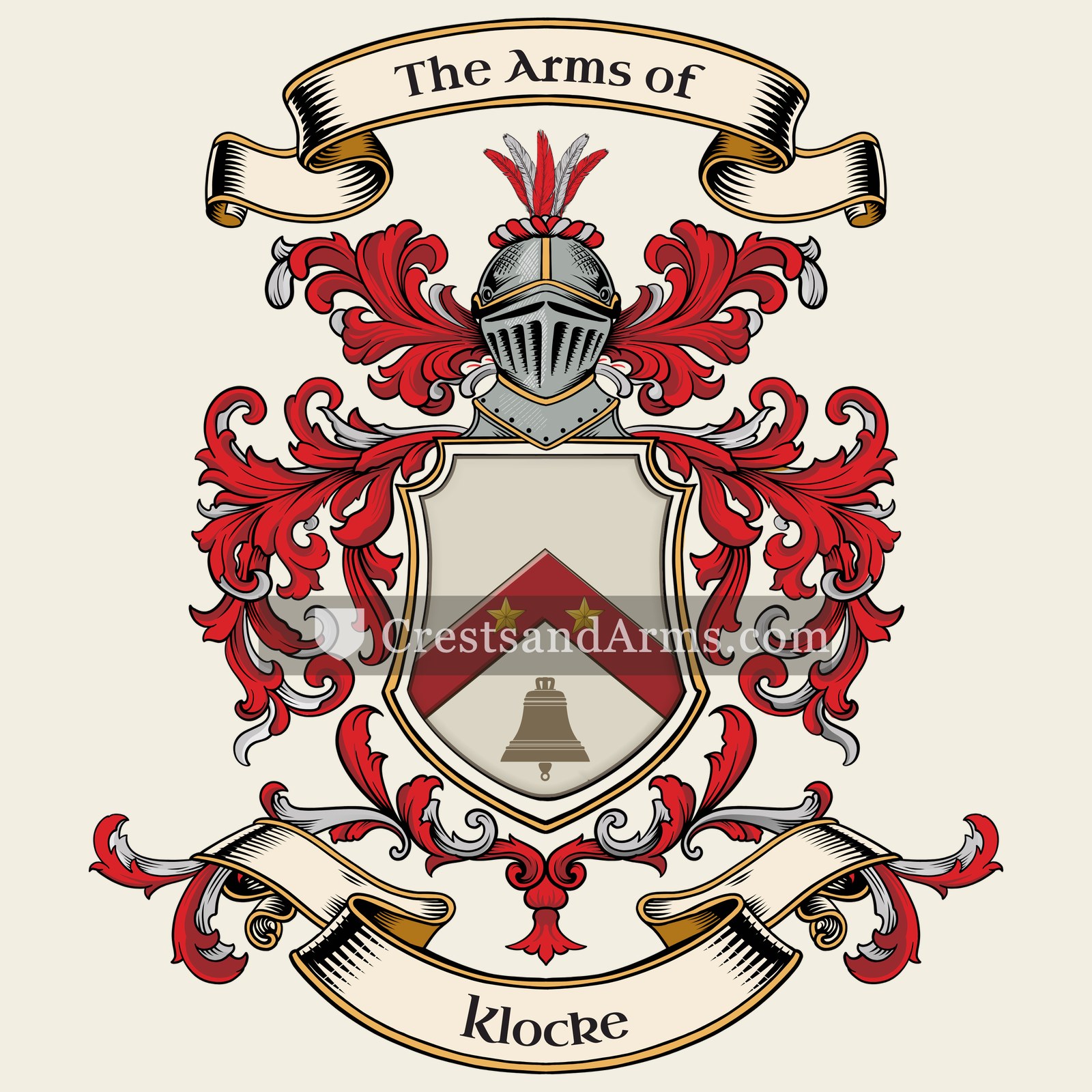 The Klocke coat of arms