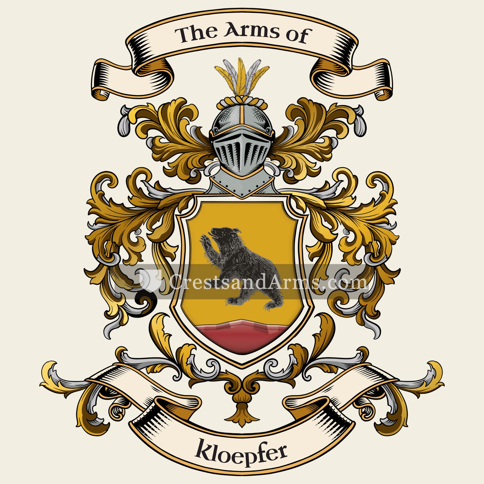 The Kloepfer coat of arms