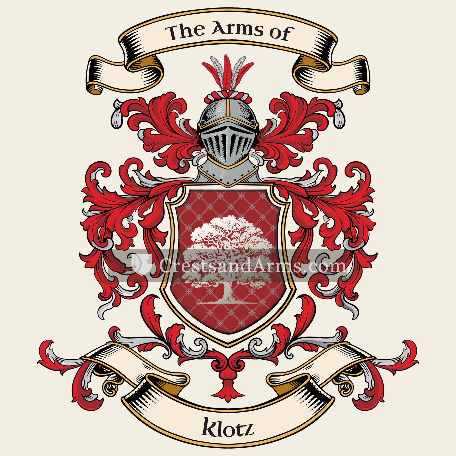 The Klotz coat of arms