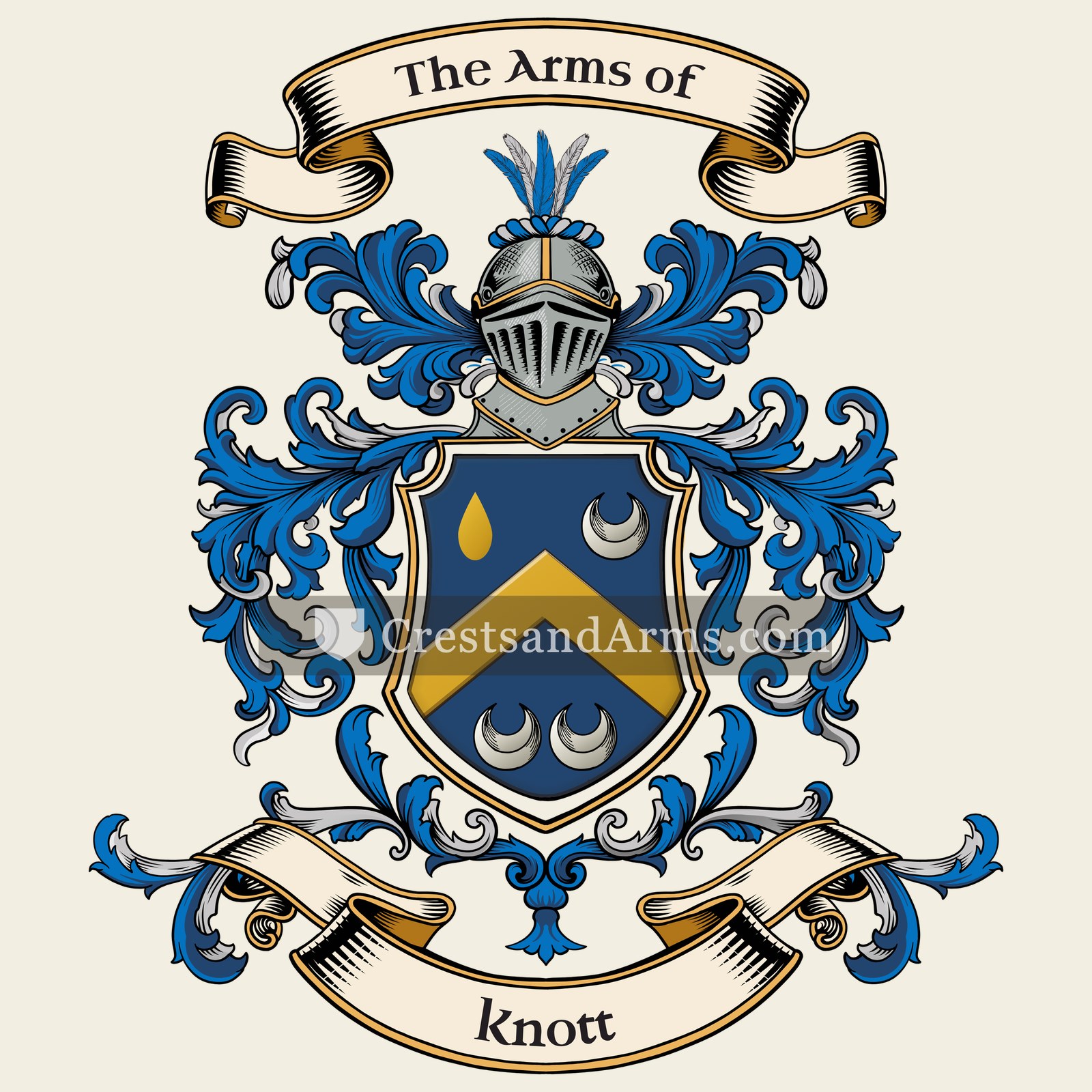 The Knott coat of arms