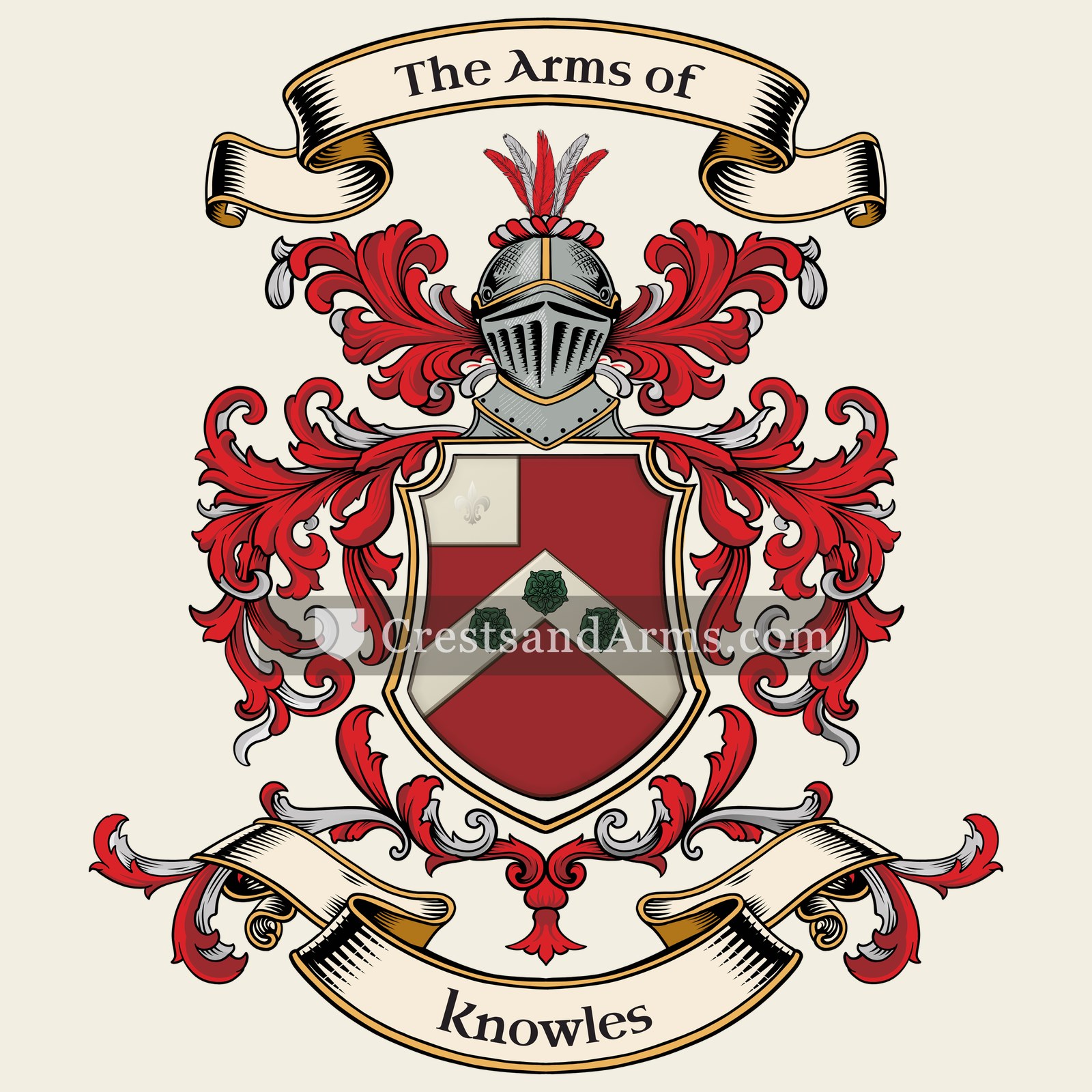 The Knowles coat of arms