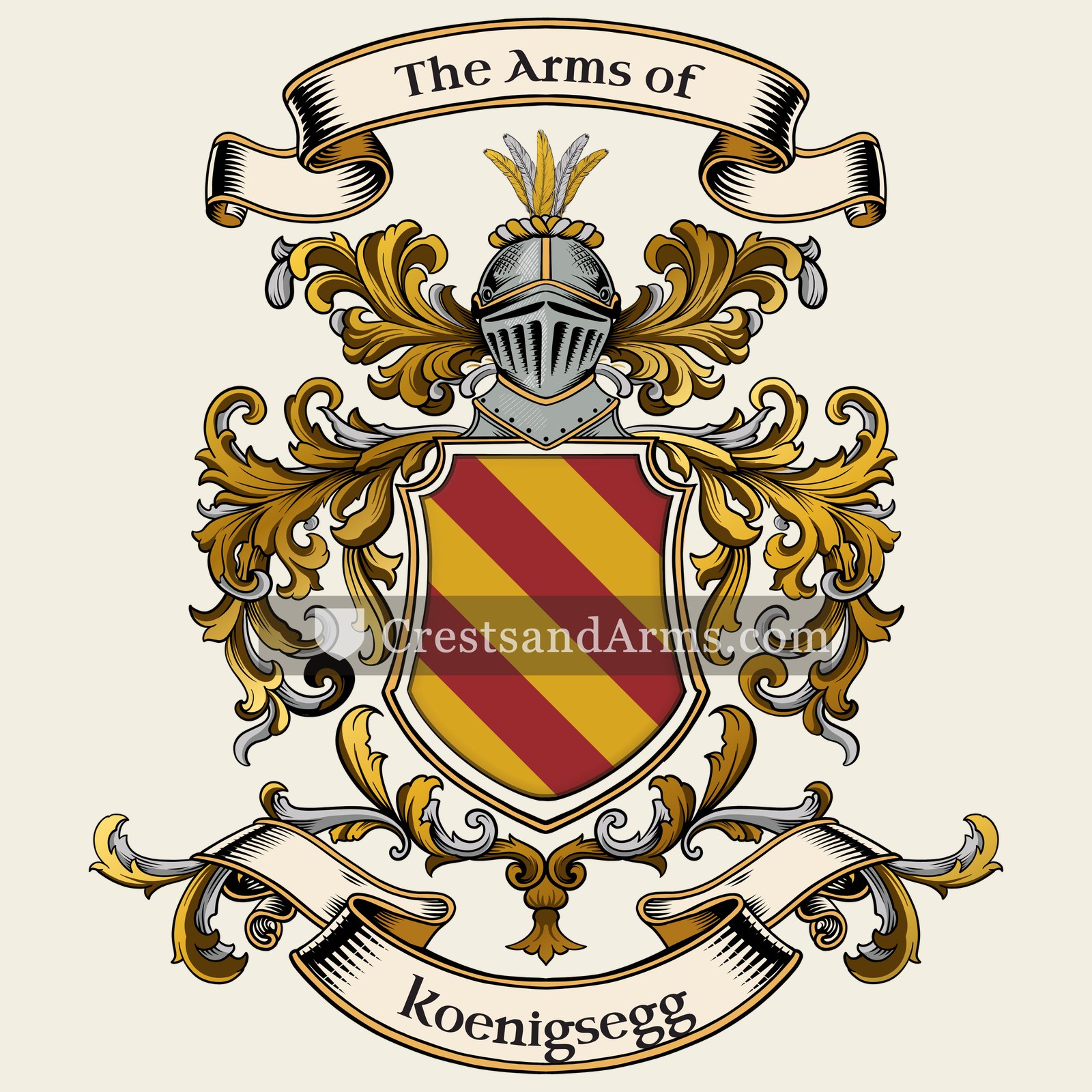 The Koenigsegg coat of arms