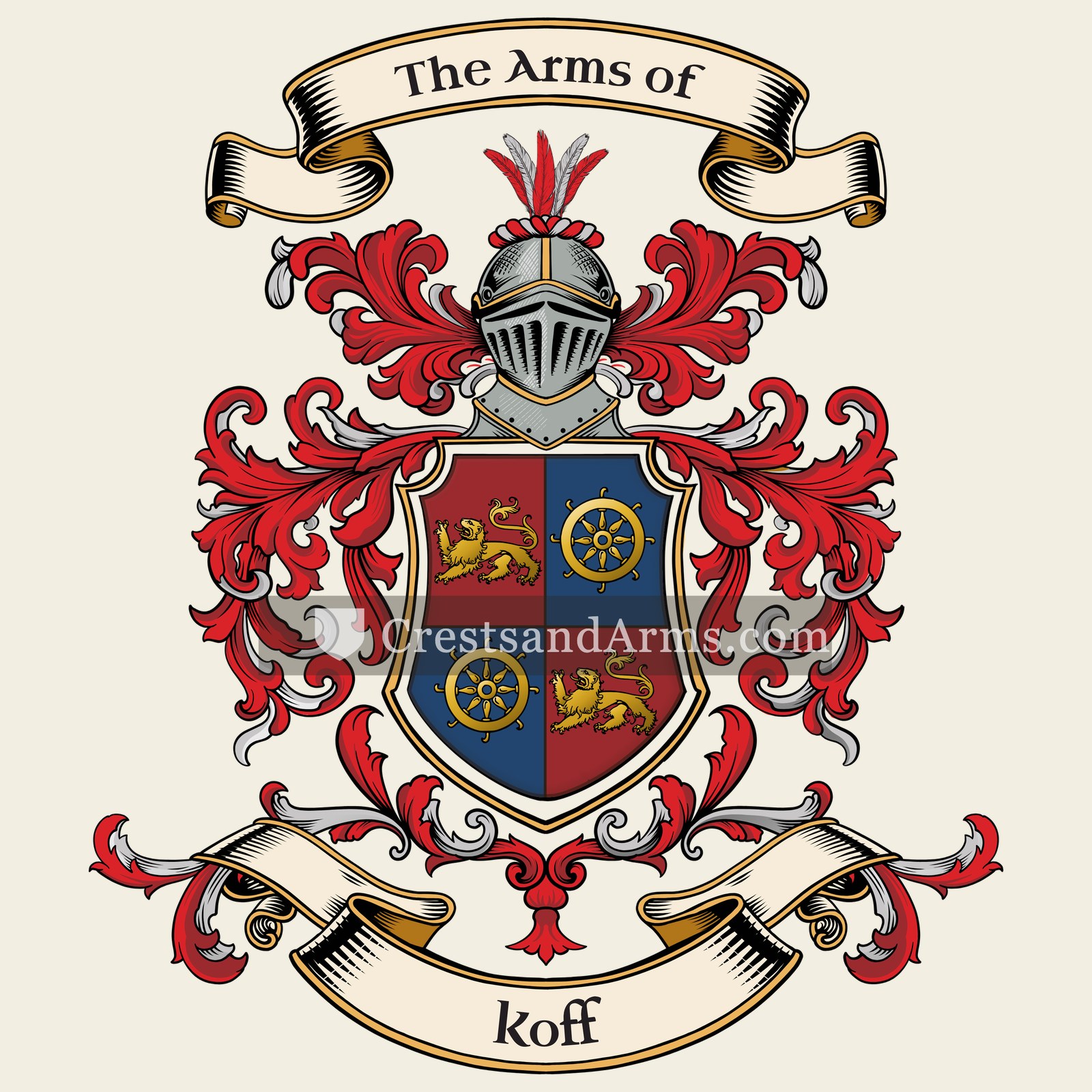 The Koff coat of arms