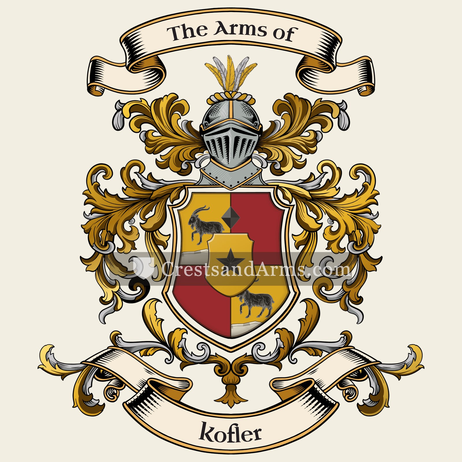 The Kofler coat of arms