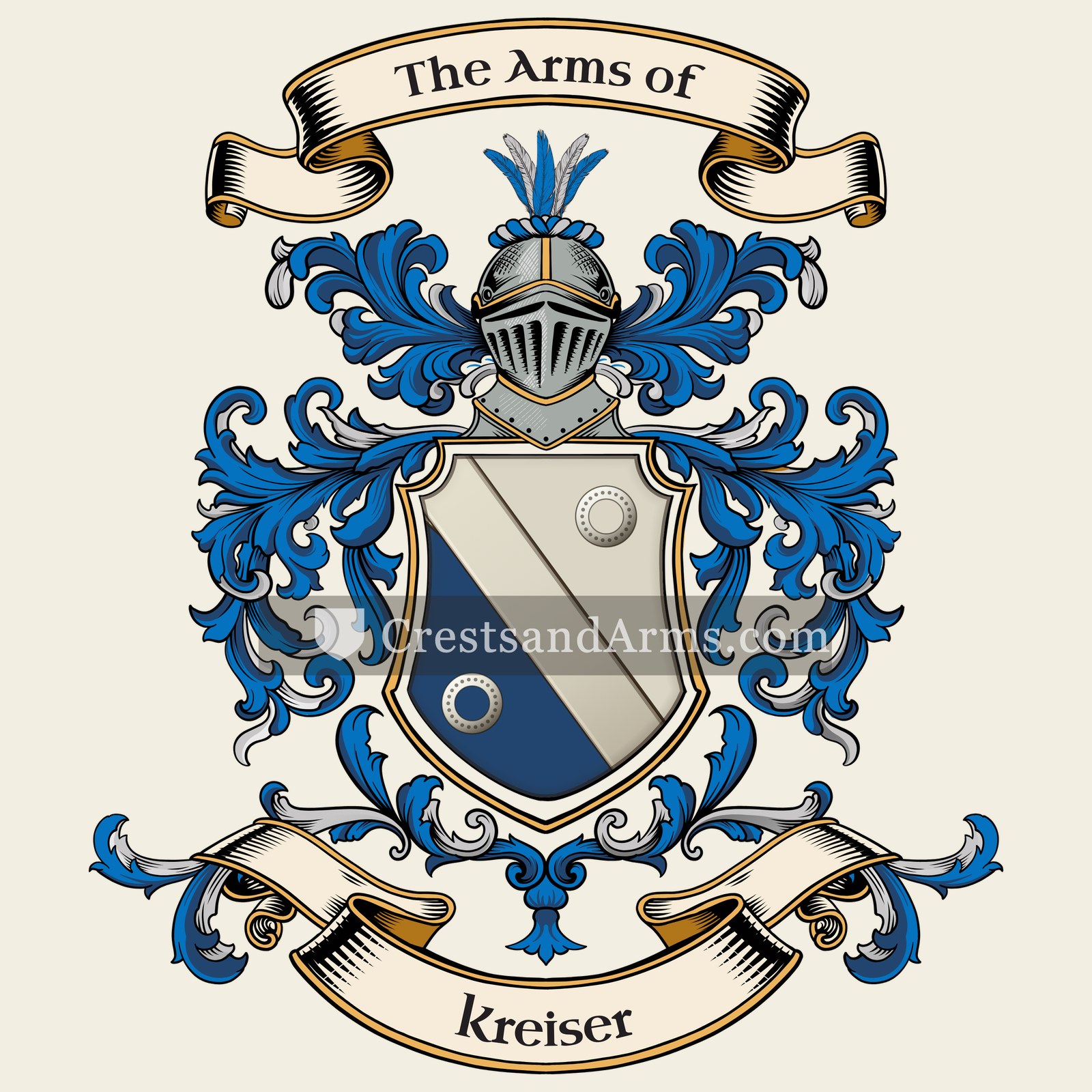 The Kreiser coat of arms