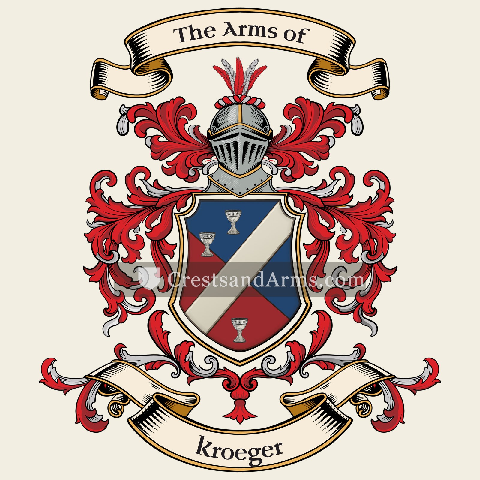 The Kroeger coat of arms