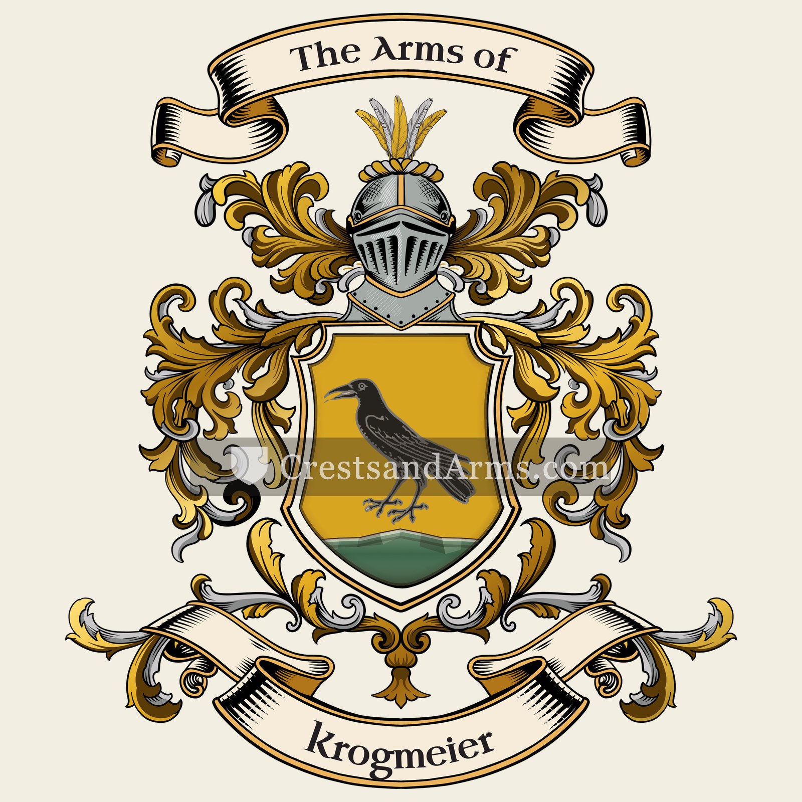 The Krogmeier coat of arms