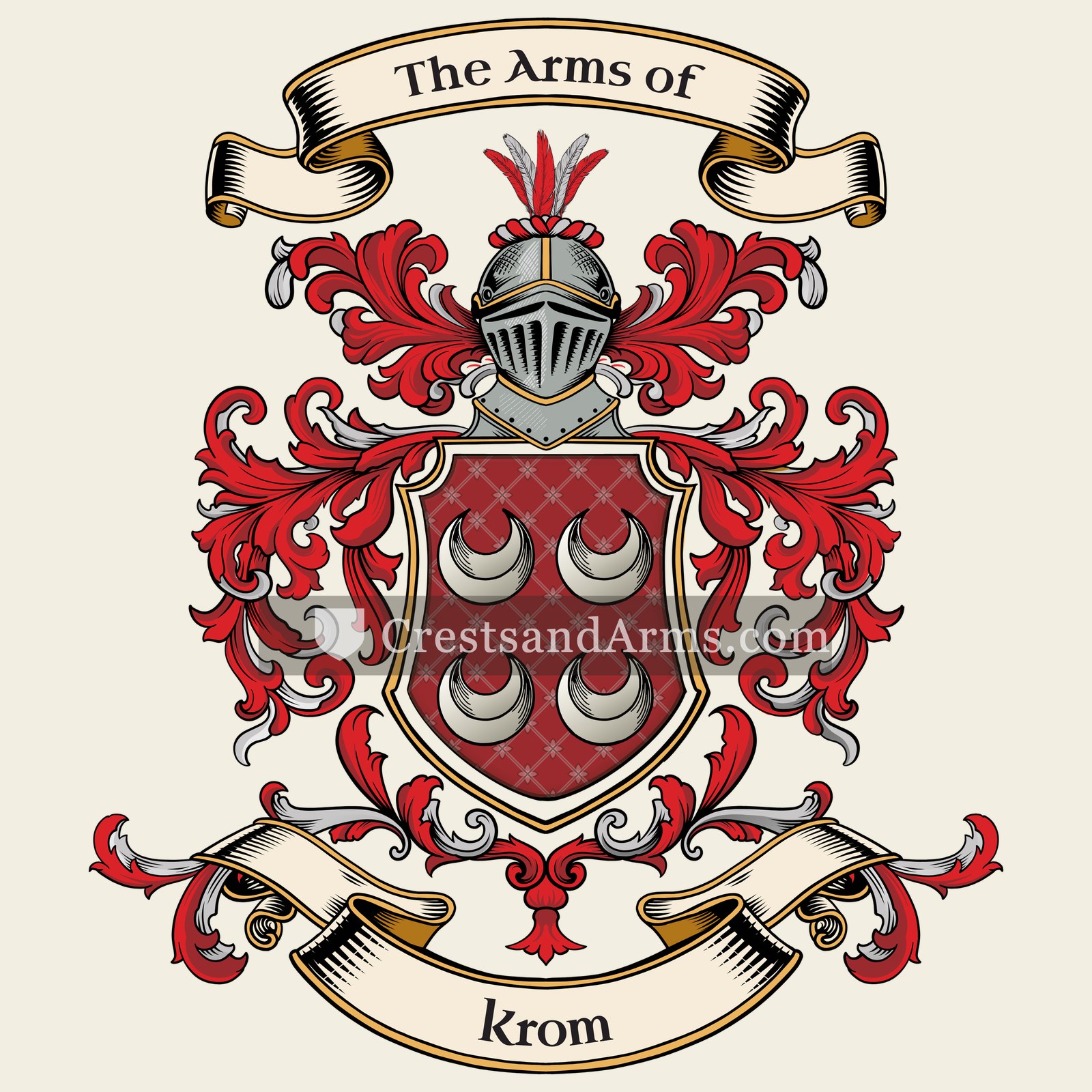 The Krom coat of arms