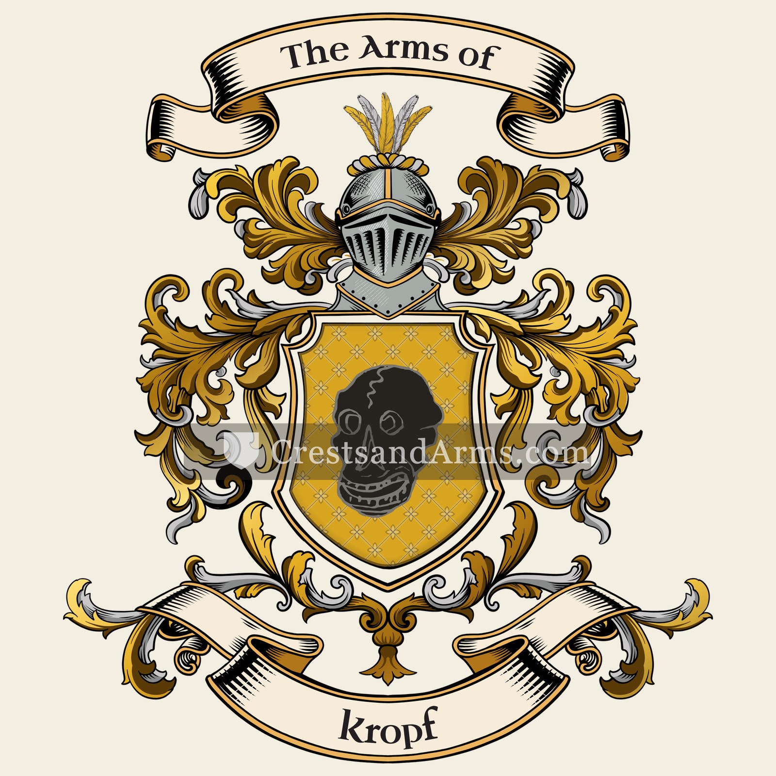 The Kropf coat of arms