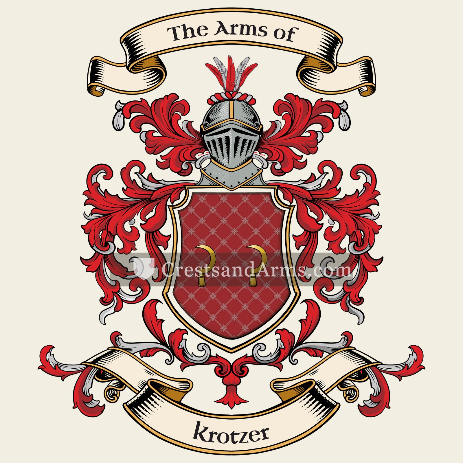 The Krotzer coat of arms