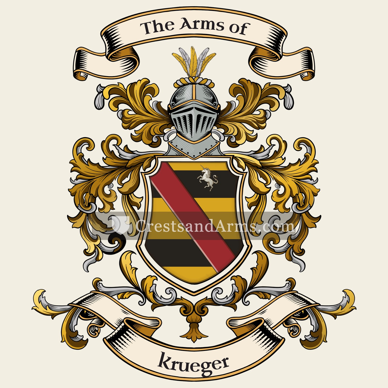 The Krueger coat of arms