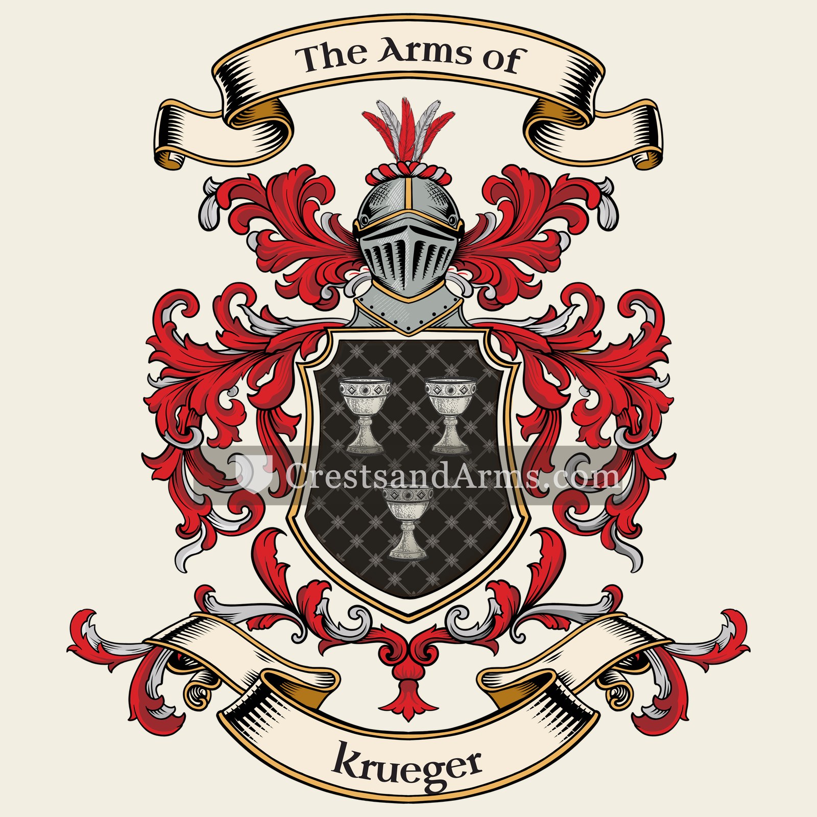 The Krueger coat of arms