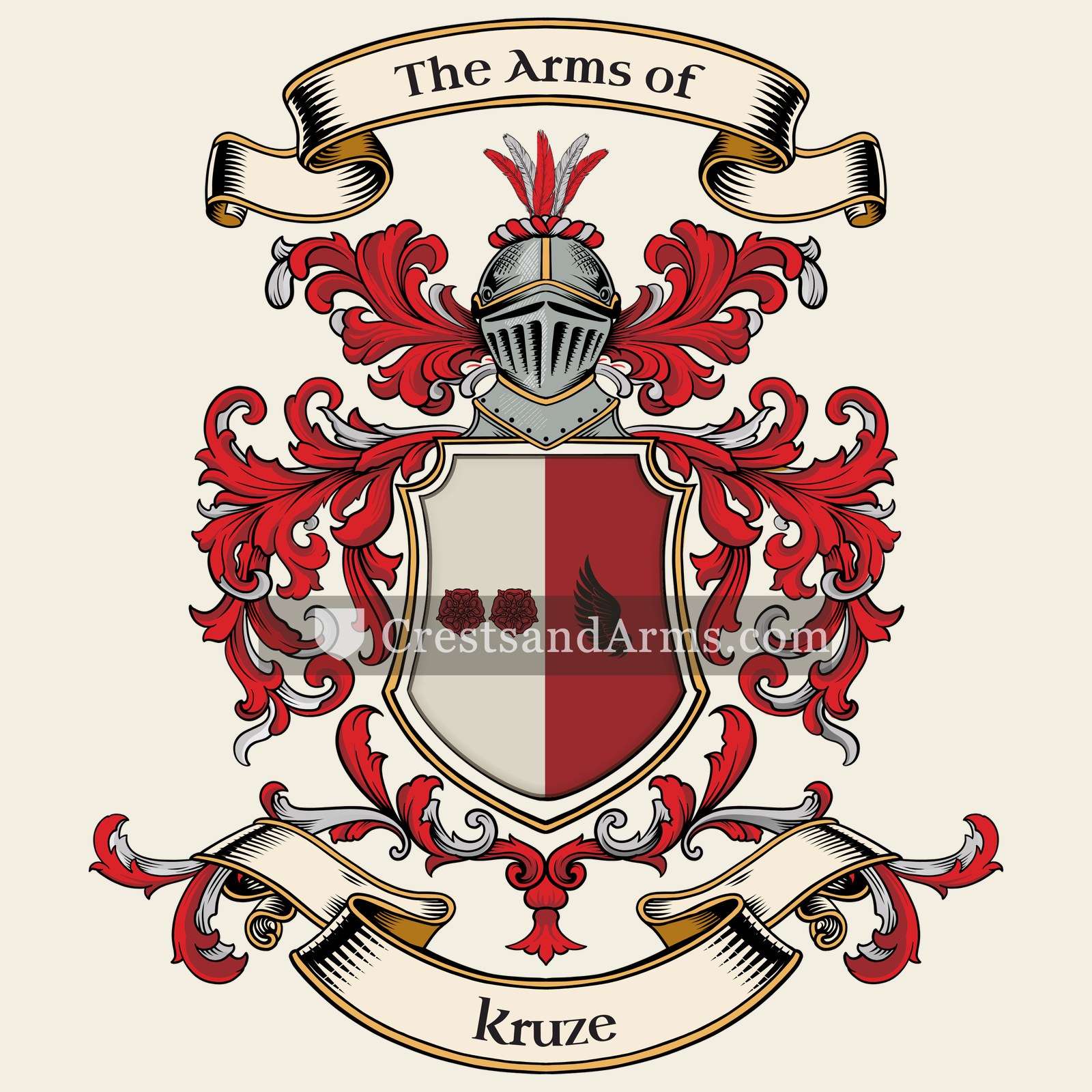 The Kruze coat of arms
