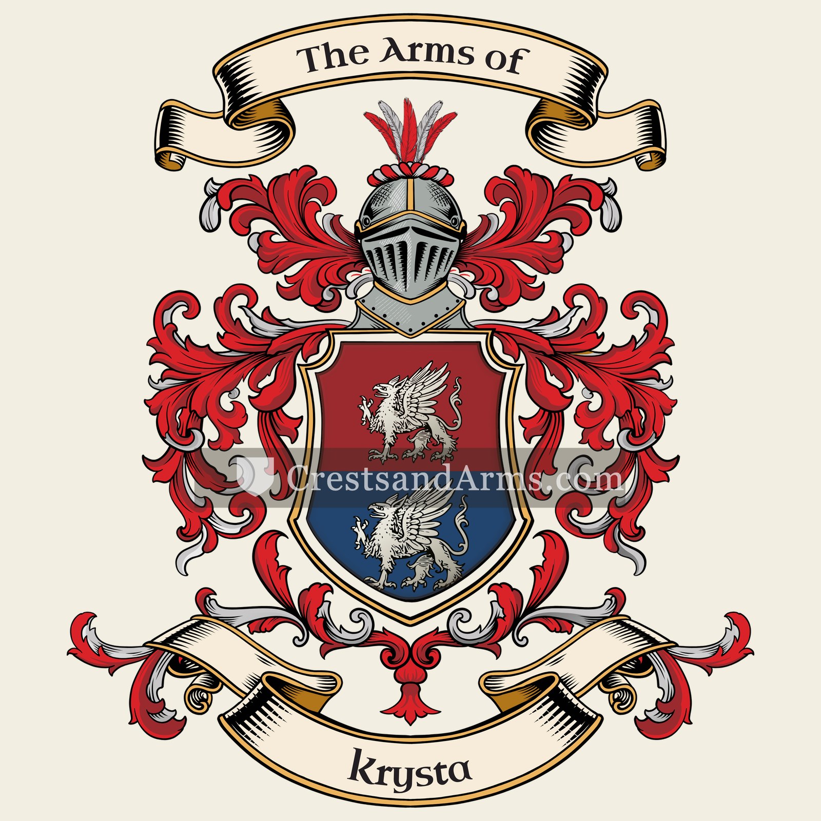 The Krysta coat of arms