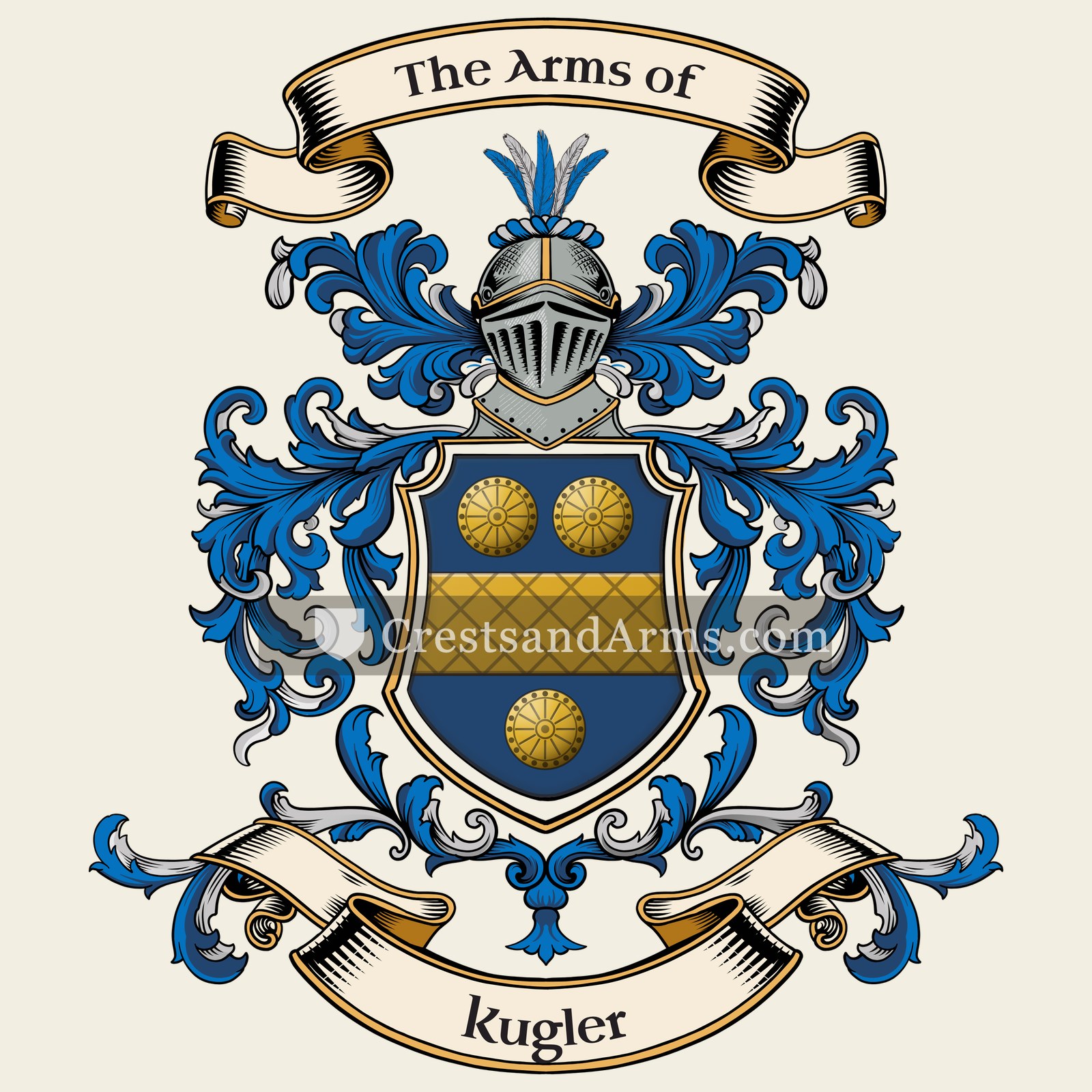 The Kugler coat of arms