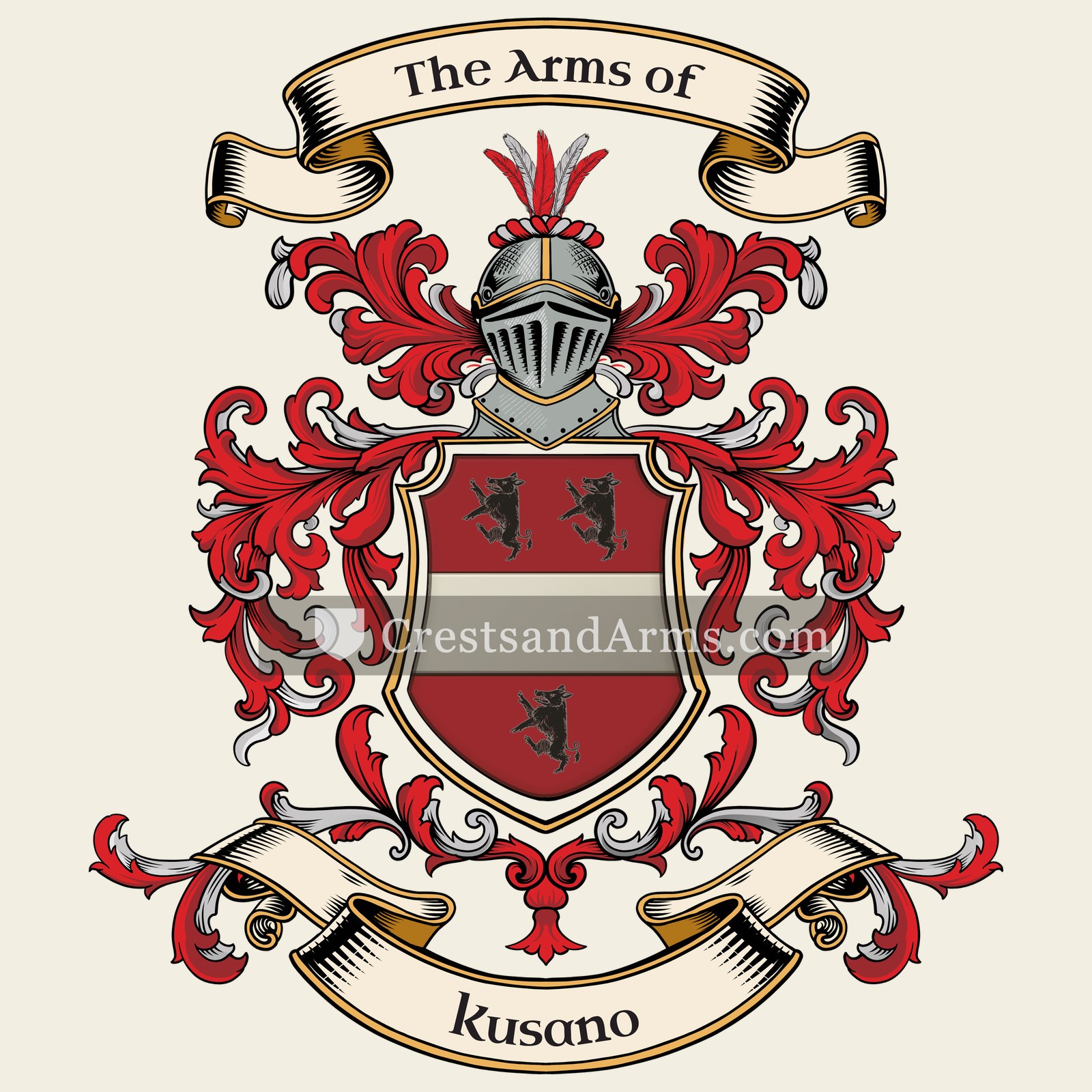 The Kusano coat of arms
