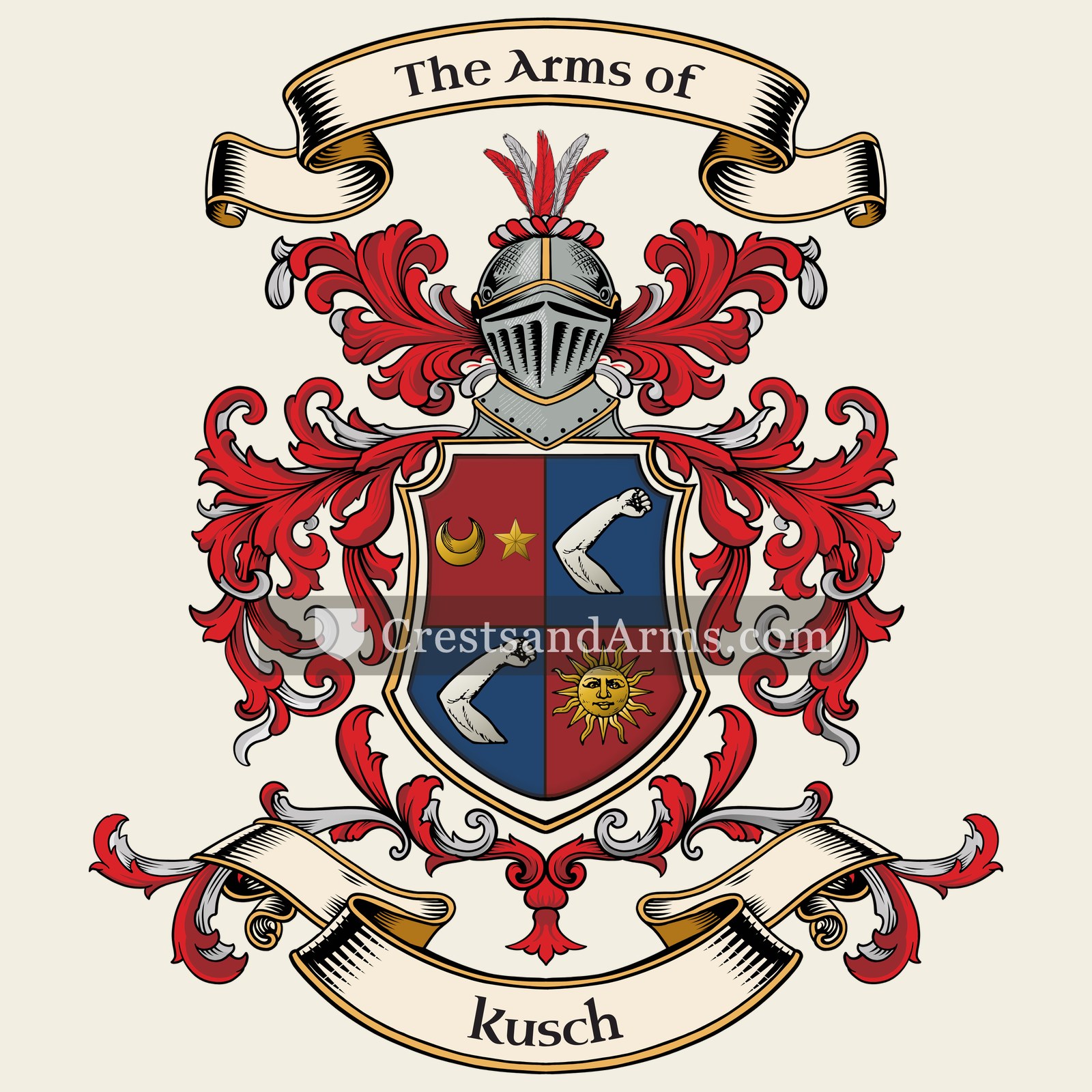 The Kusch coat of arms