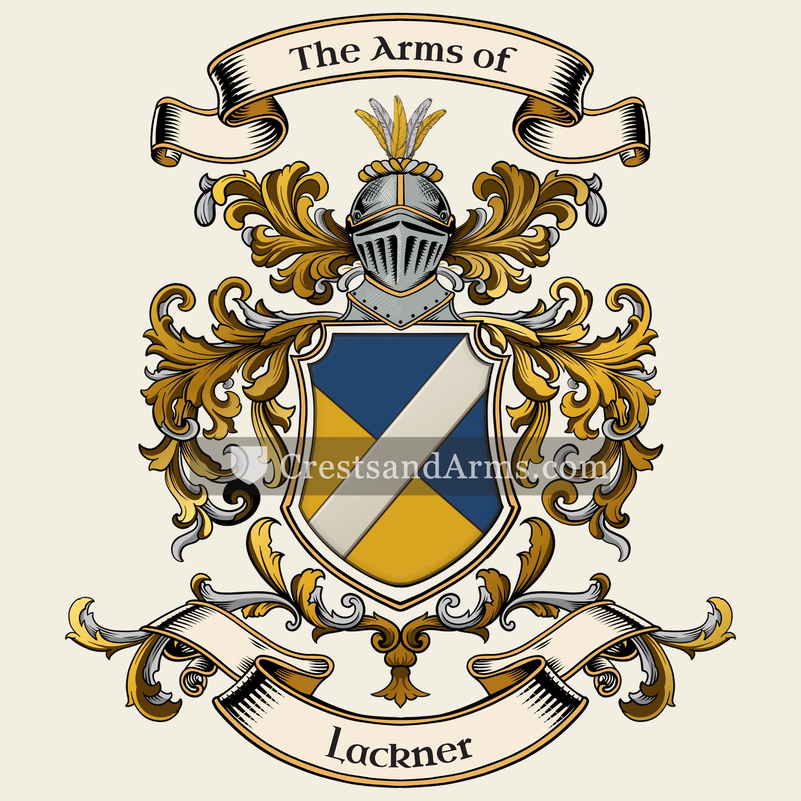 The Lackner coat of arms