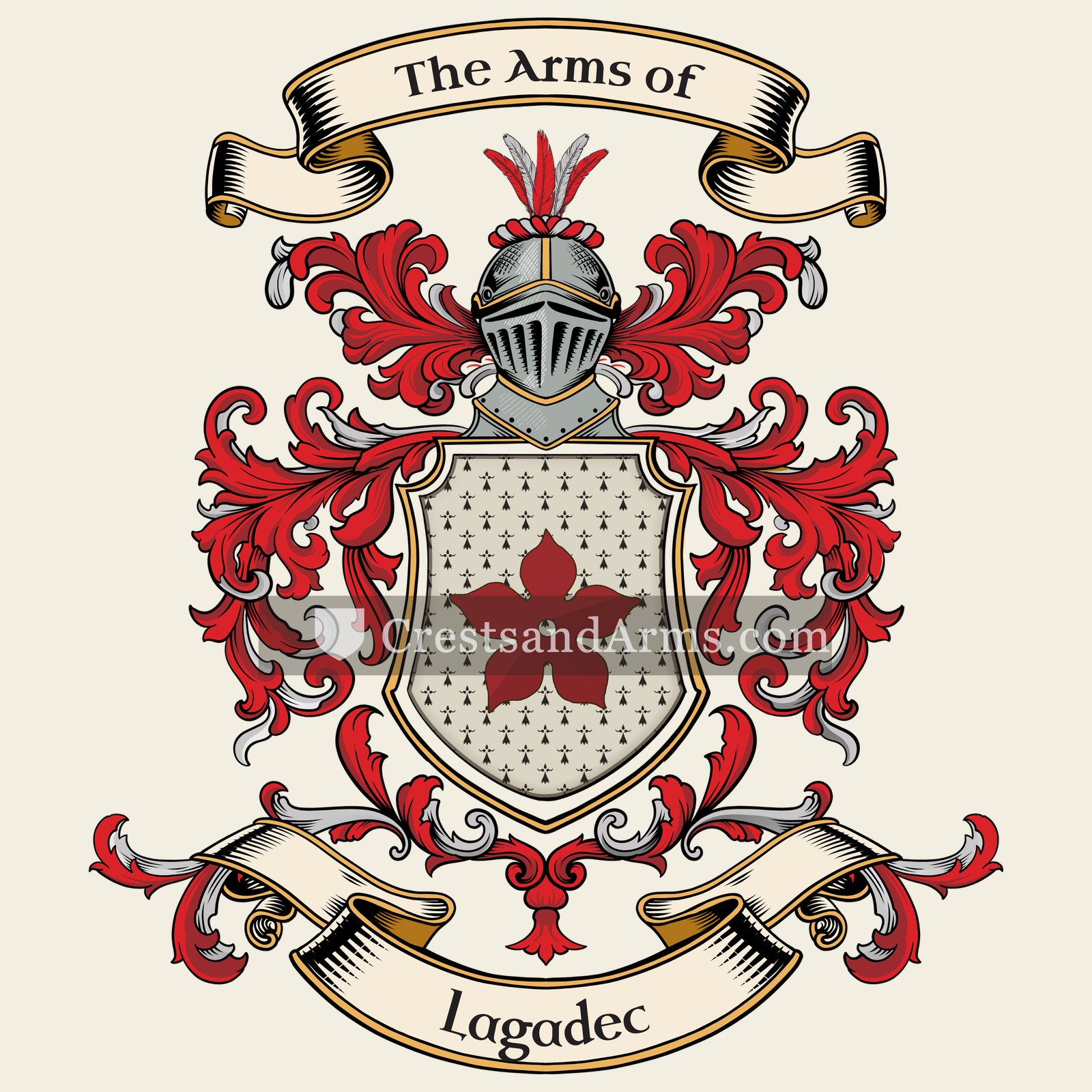 The Lagadec coat of arms