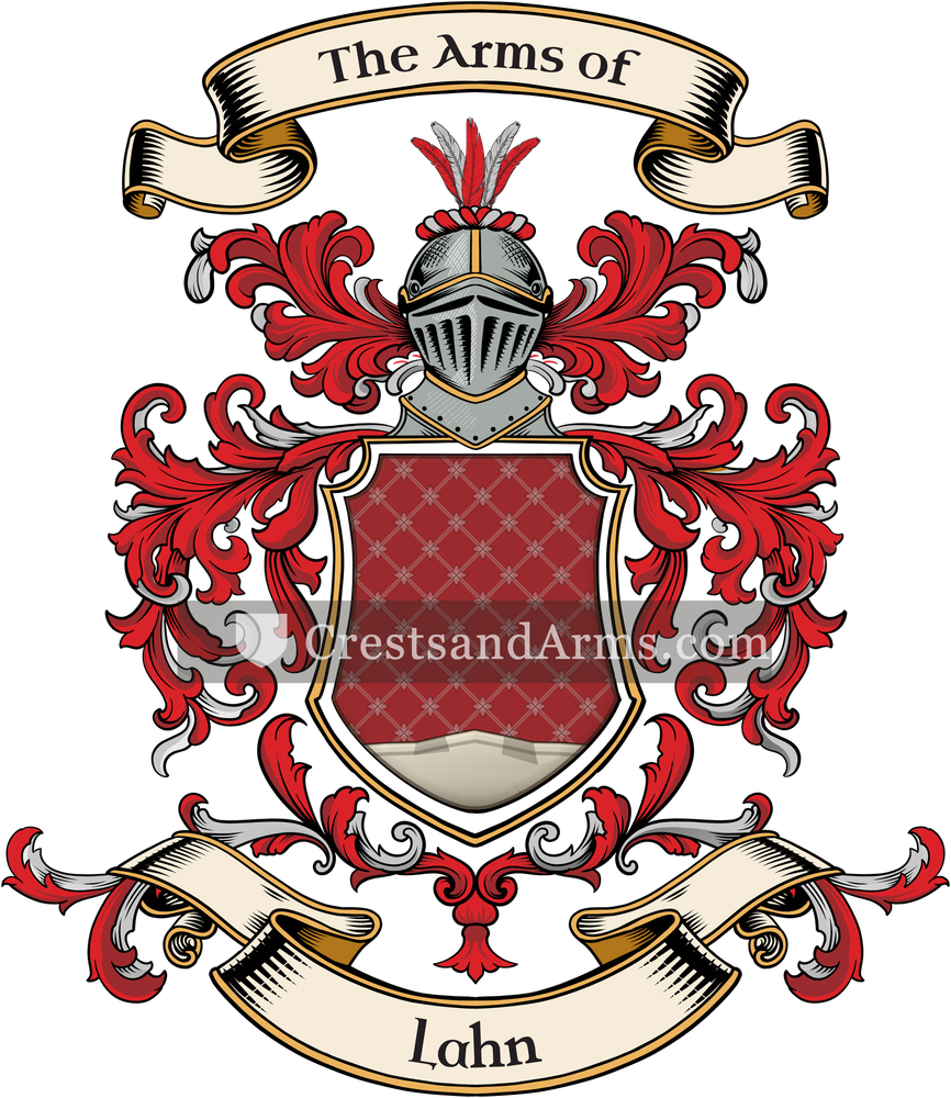 The Lahn coat of arms, drawn from the recorded blazon