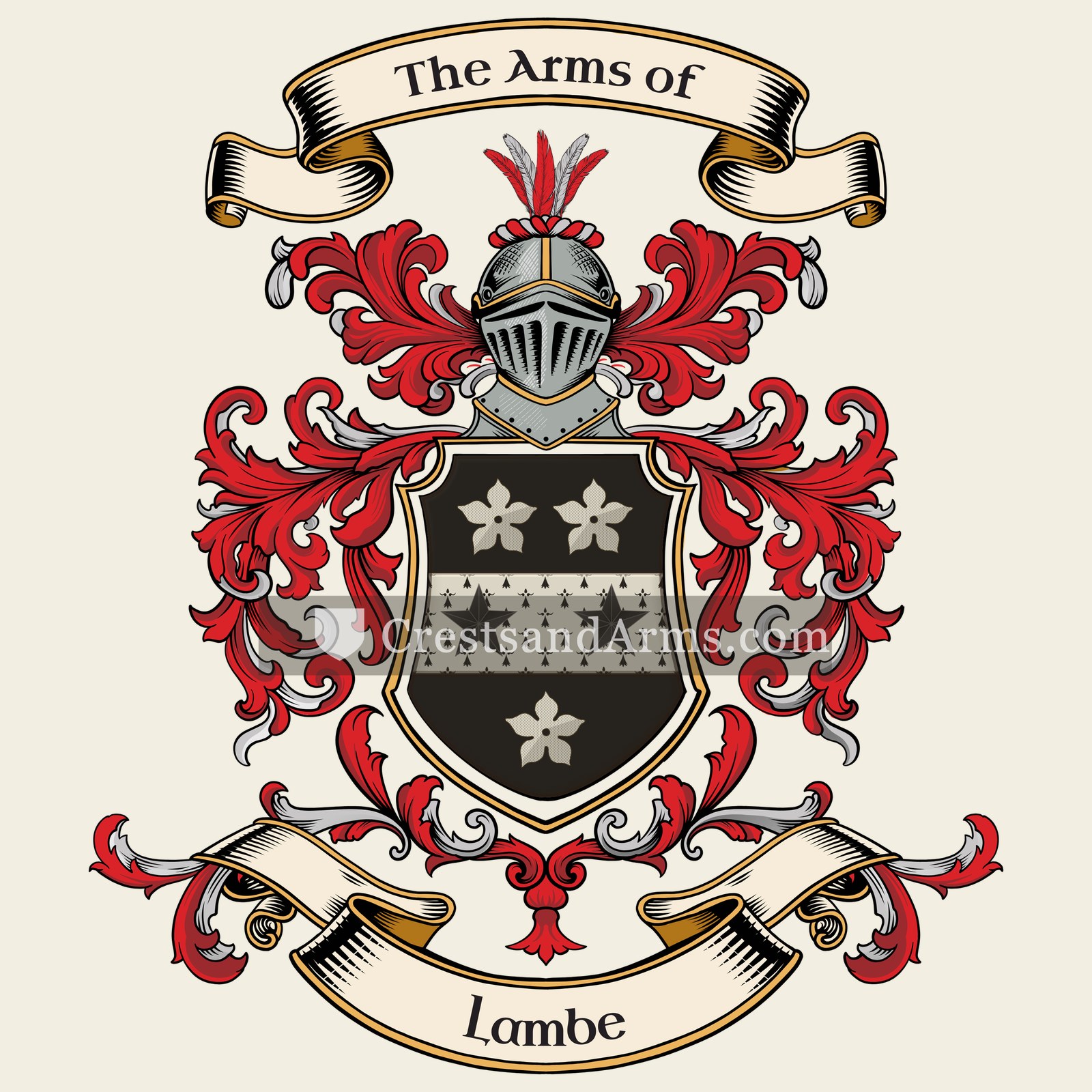 The Lambe coat of arms