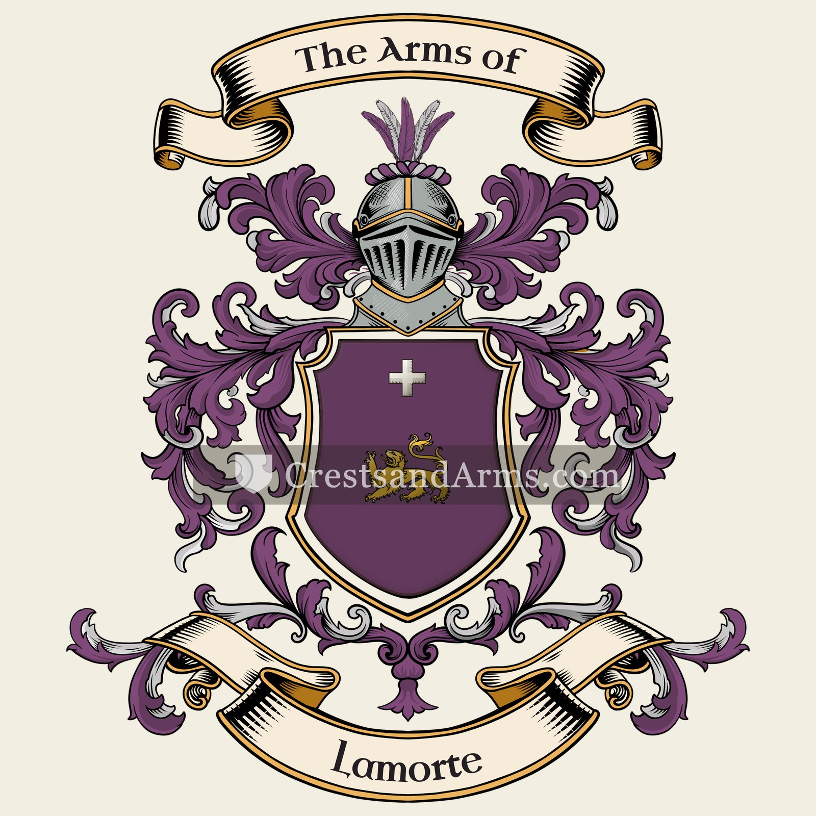 The Lamorte coat of arms