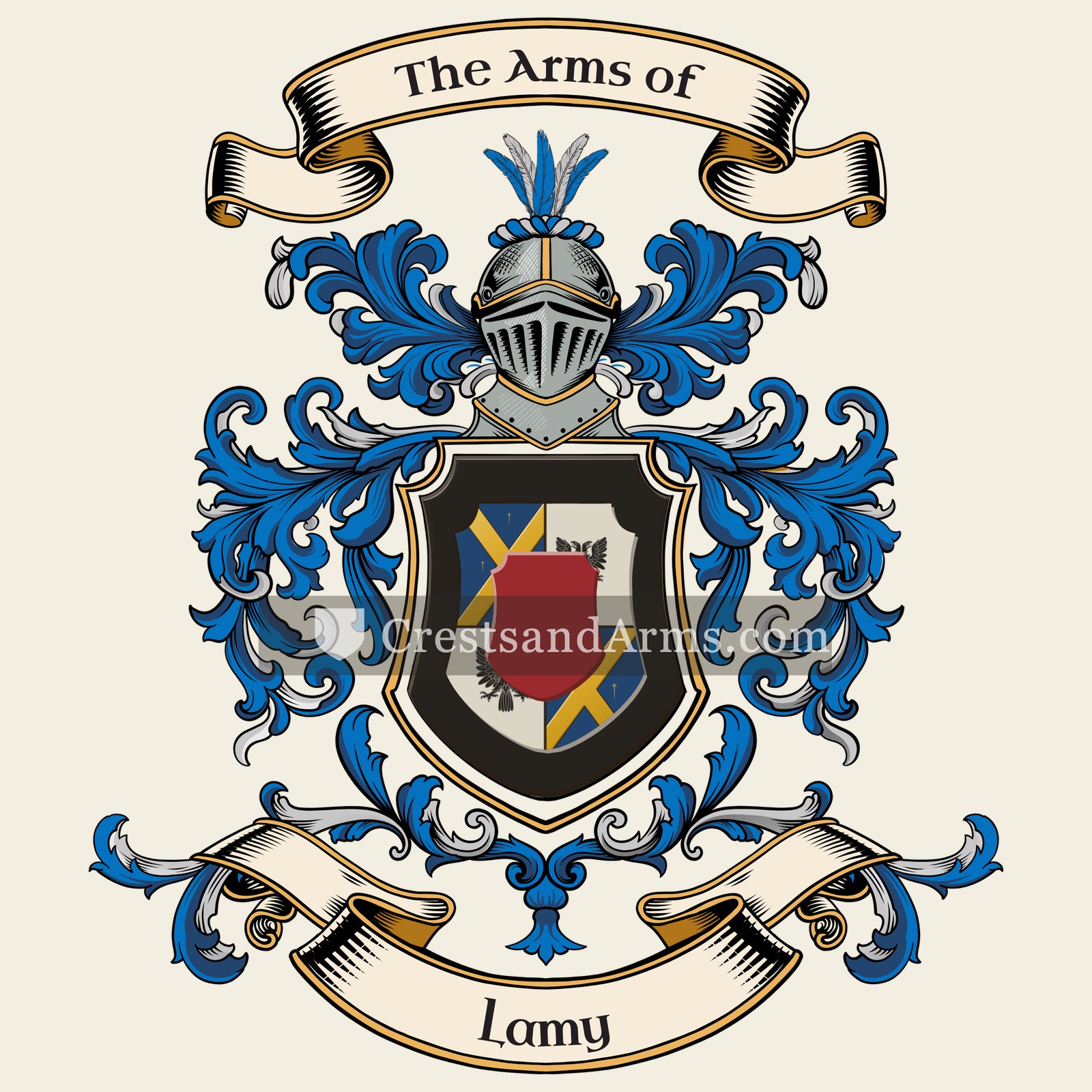 The Lamy coat of arms