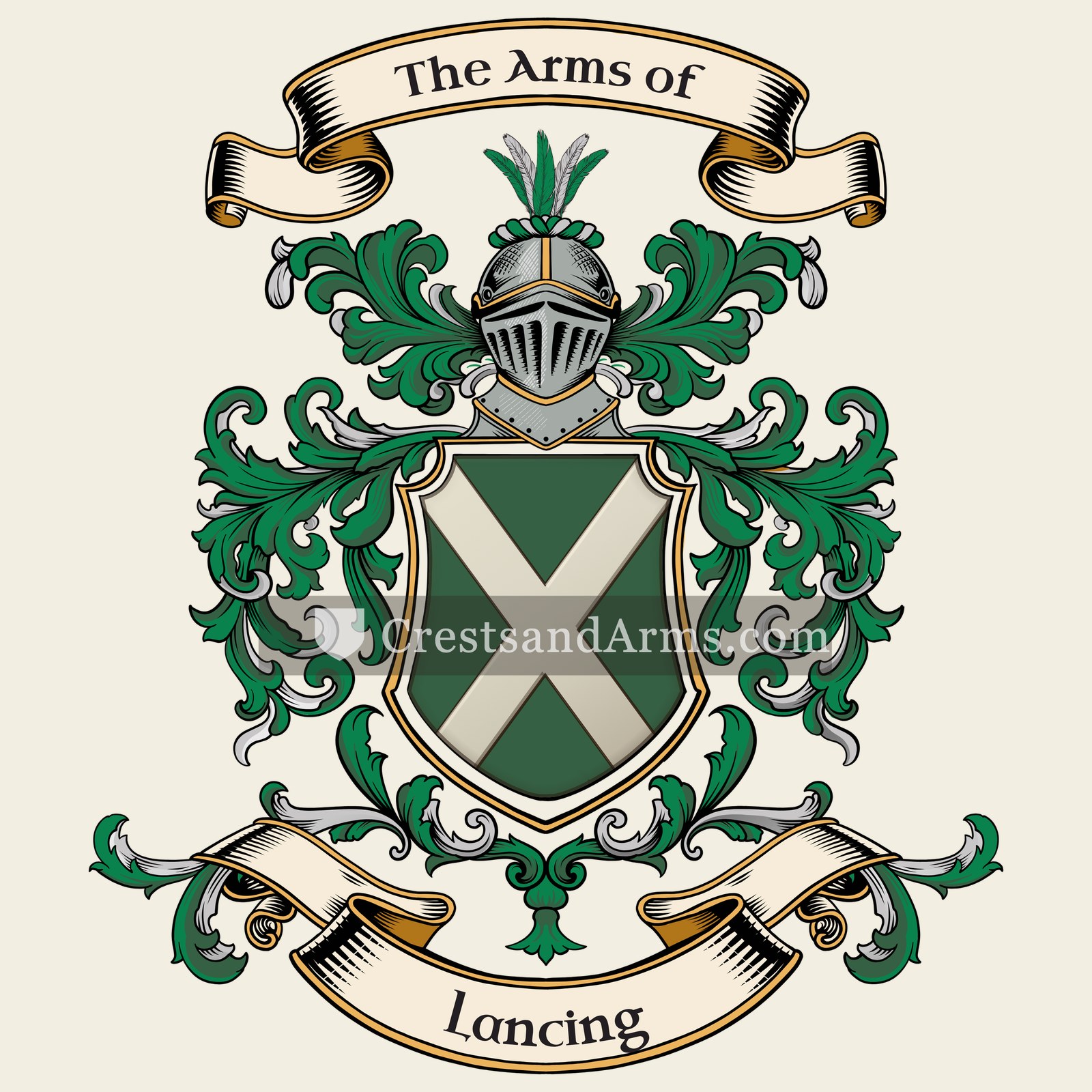 The Lancing coat of arms