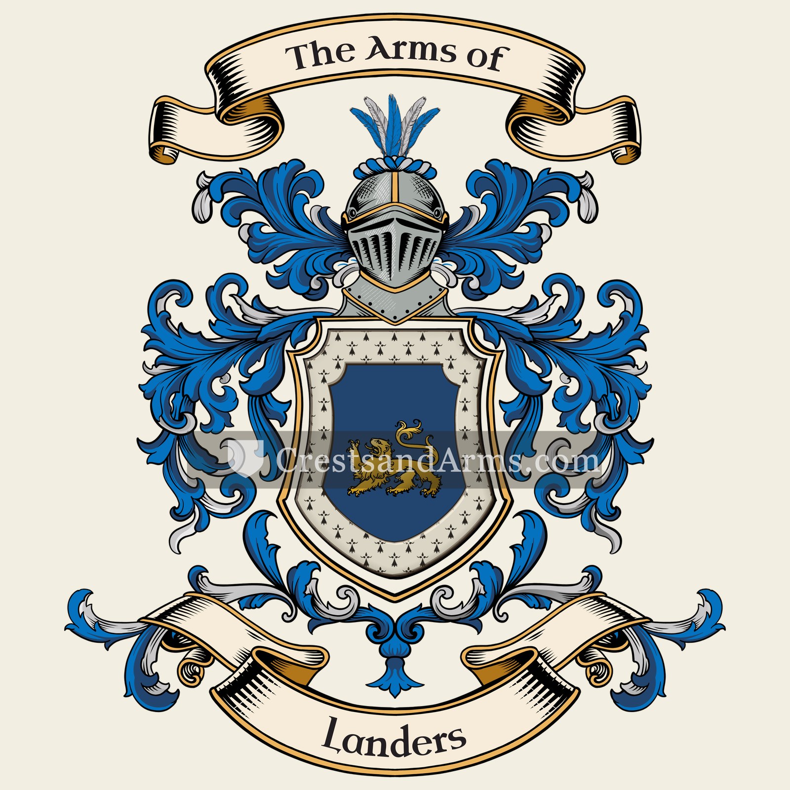The Landers coat of arms