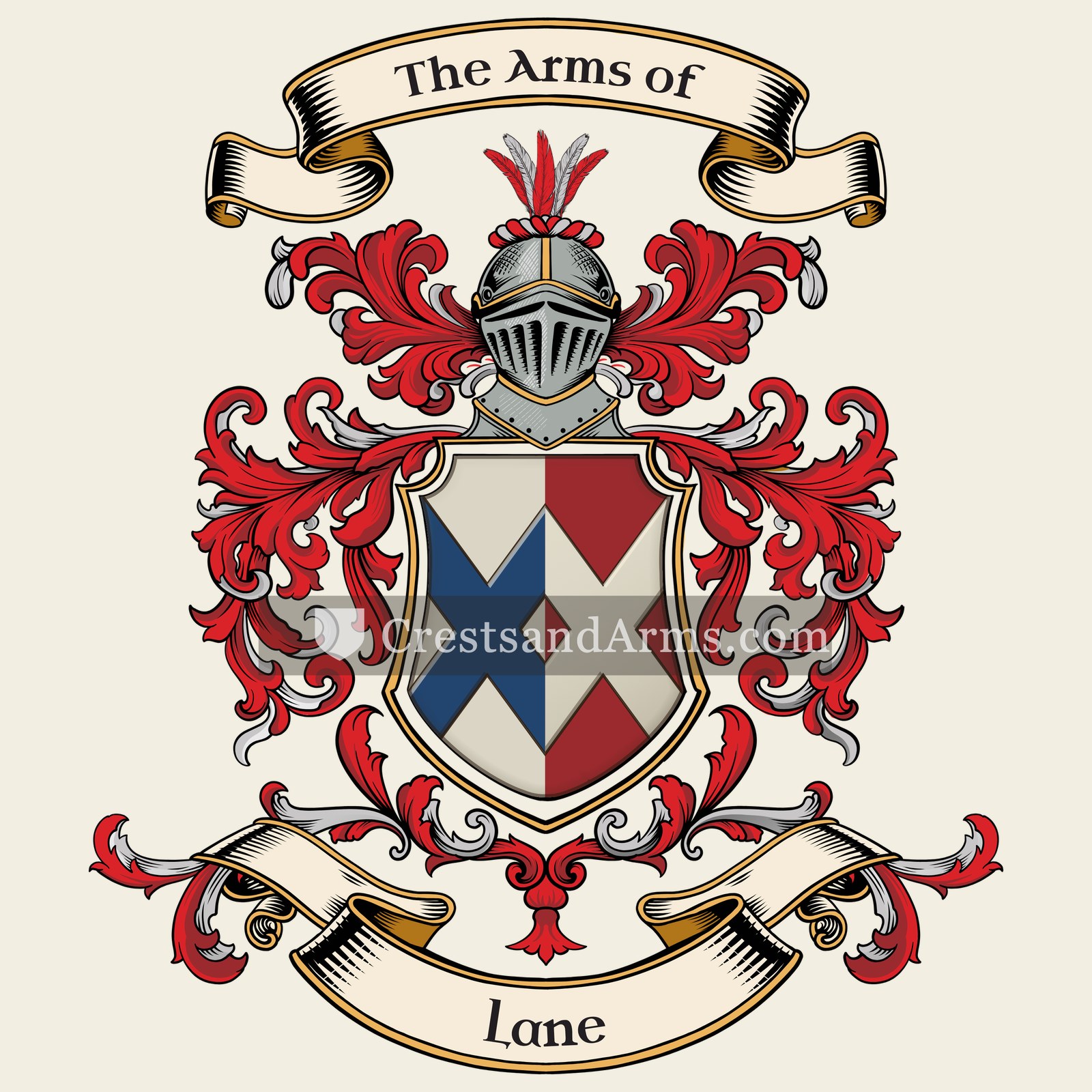 The Lane coat of arms