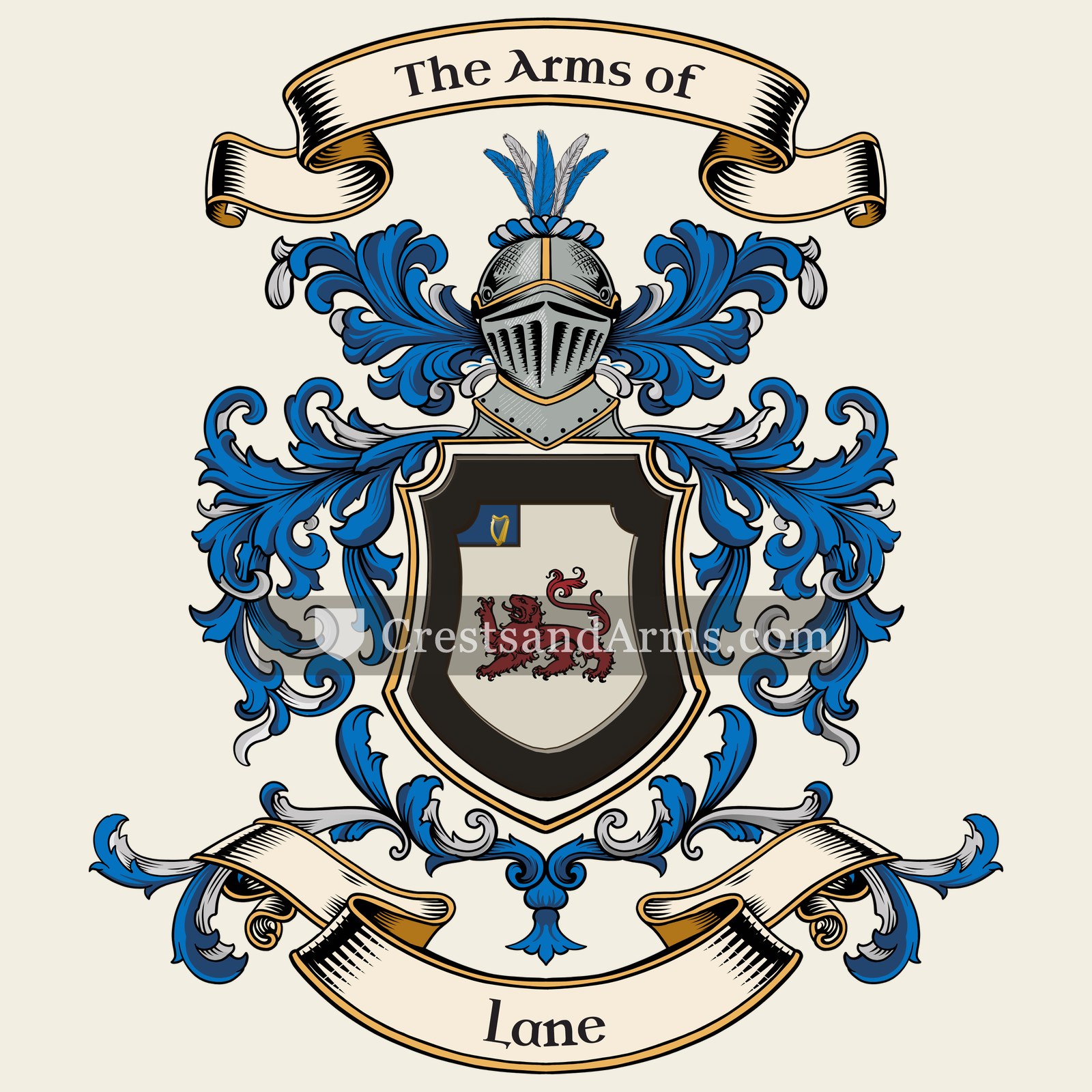The Lane coat of arms