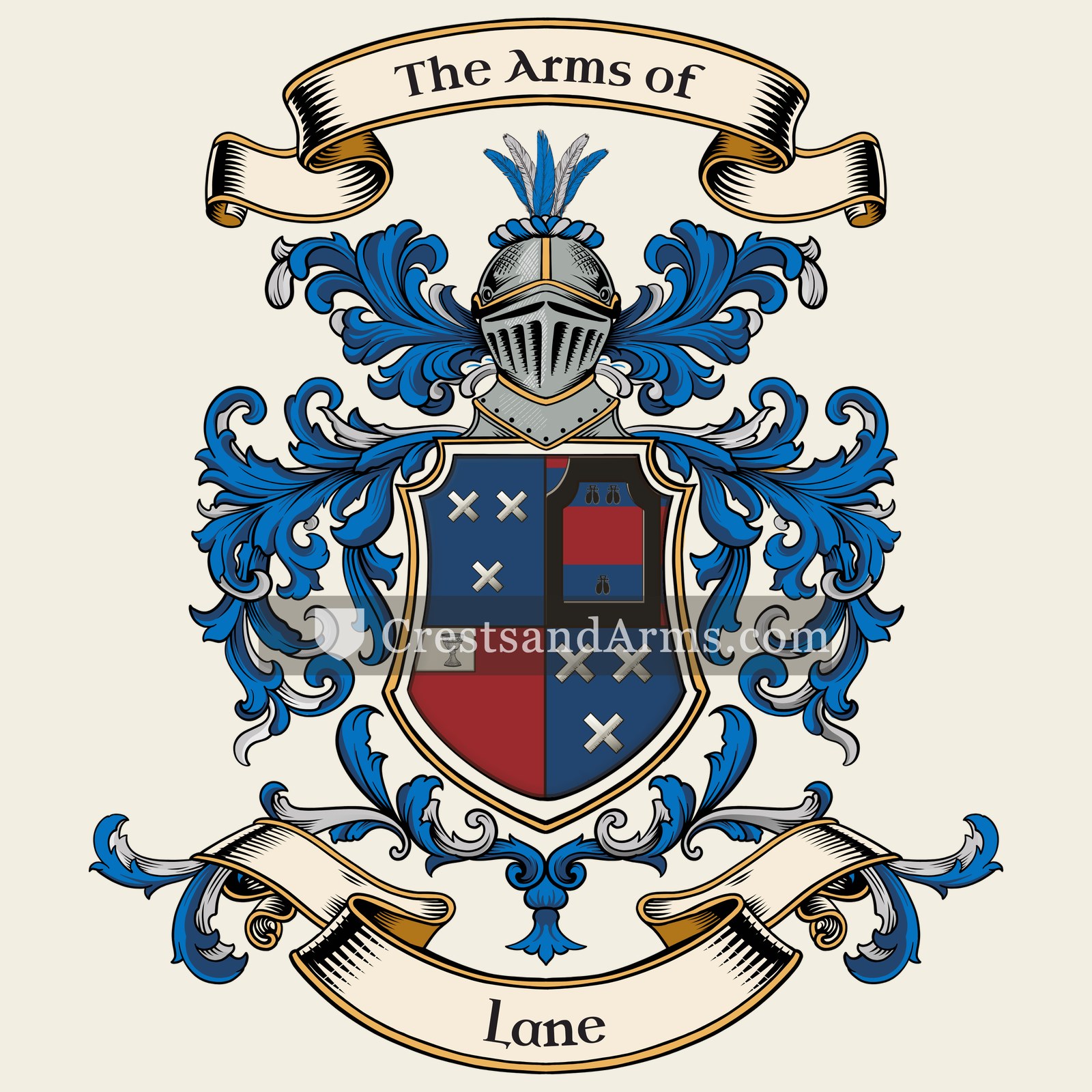 The Lane coat of arms