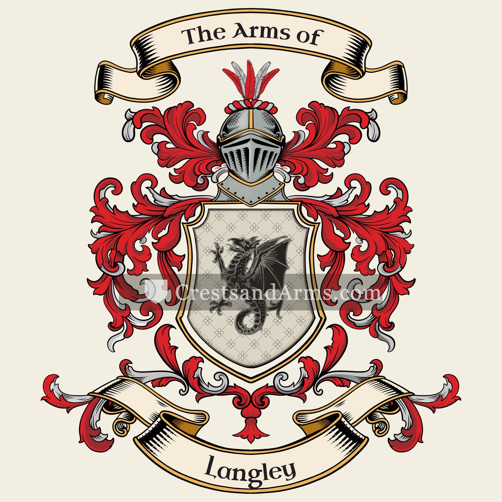 The Langley coat of arms