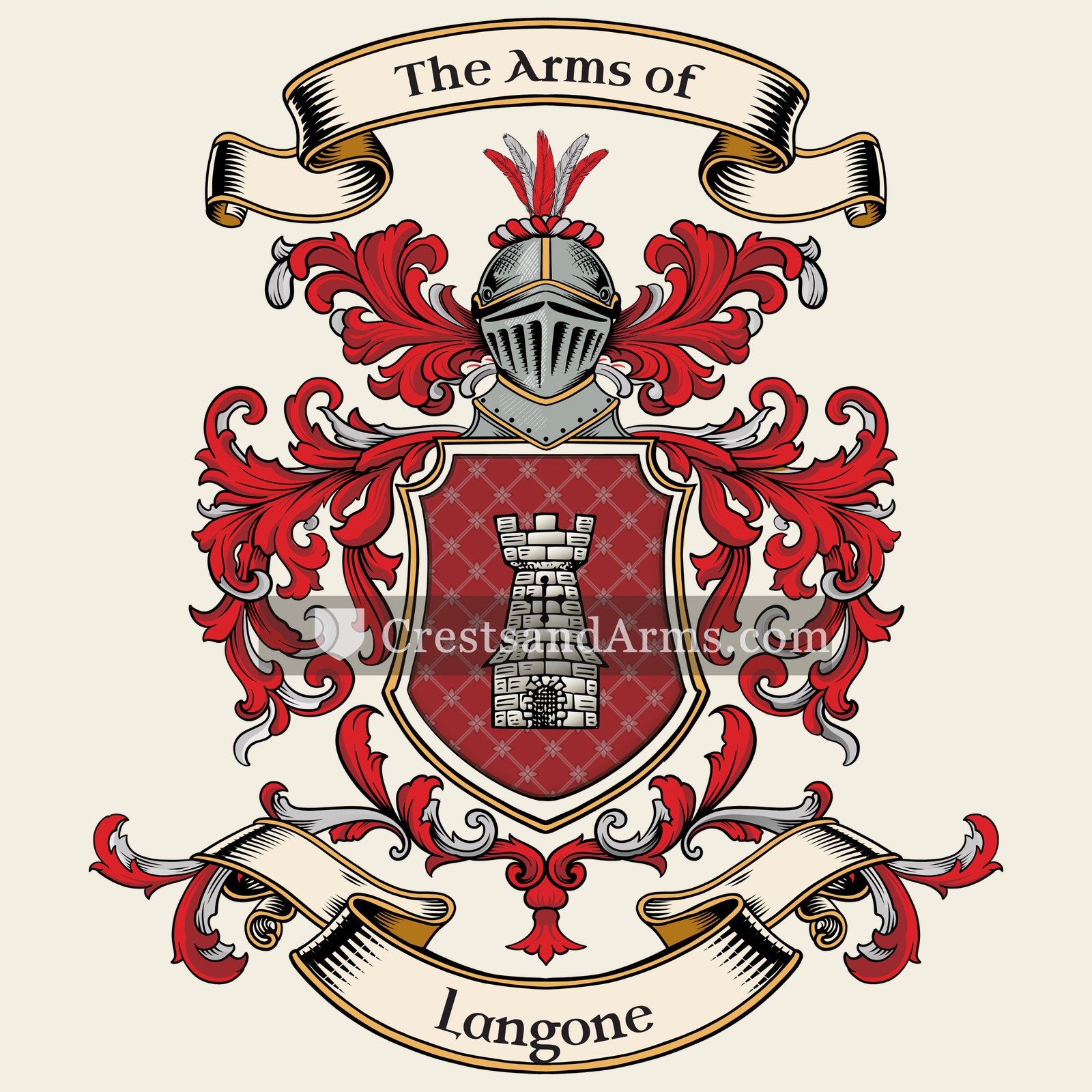 The Langone coat of arms