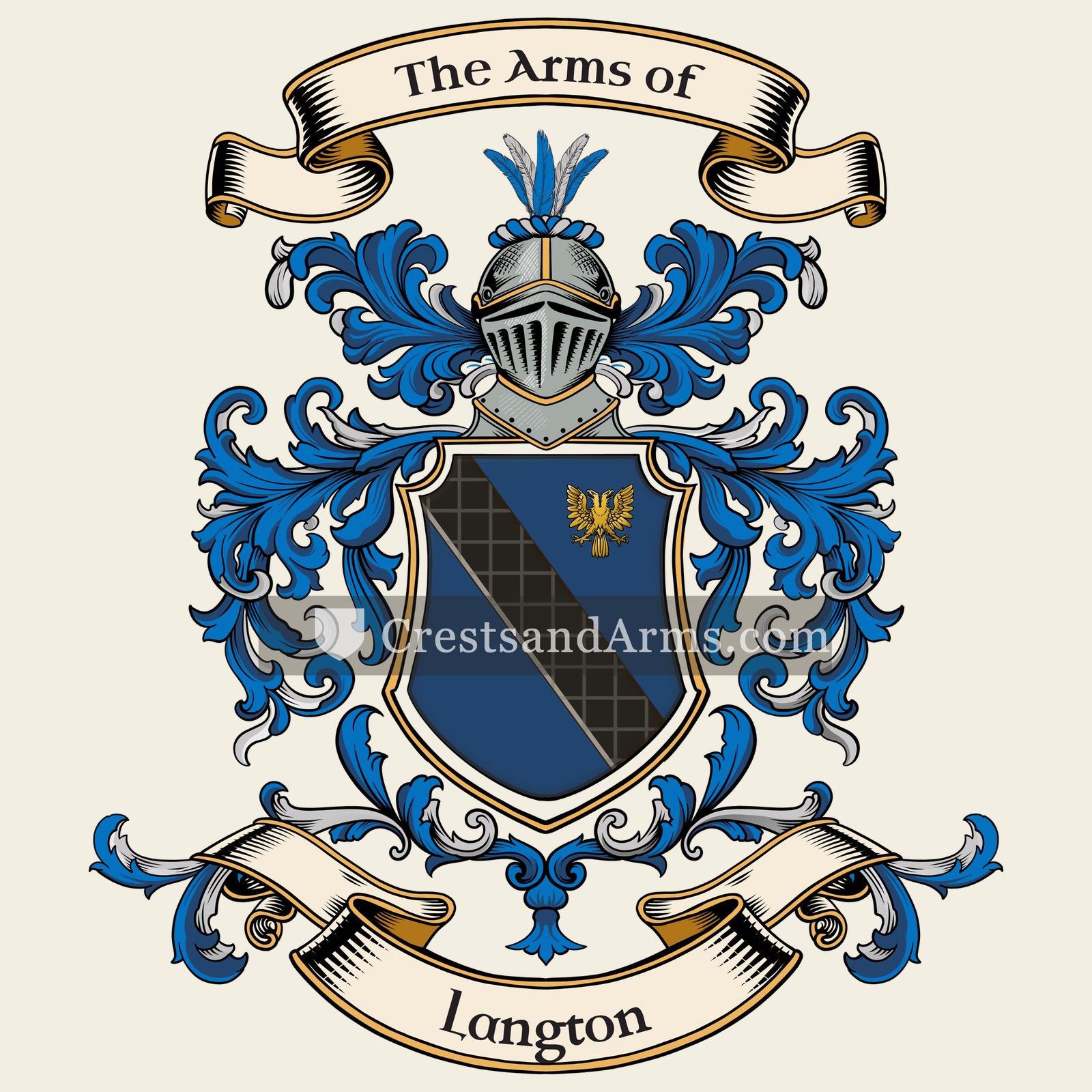 The Langton coat of arms
