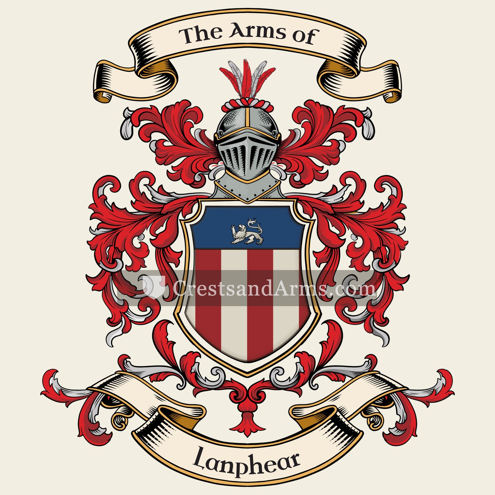 The Lanphear coat of arms