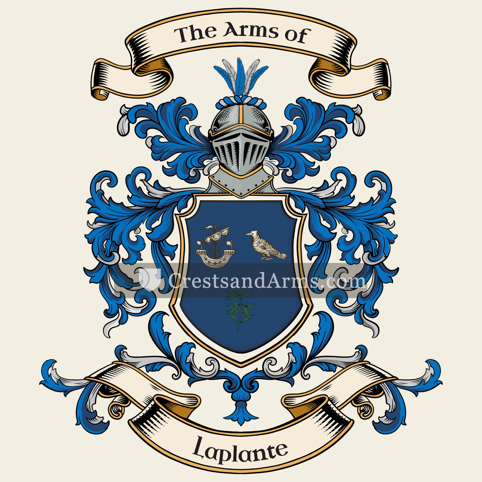 The Laplante coat of arms
