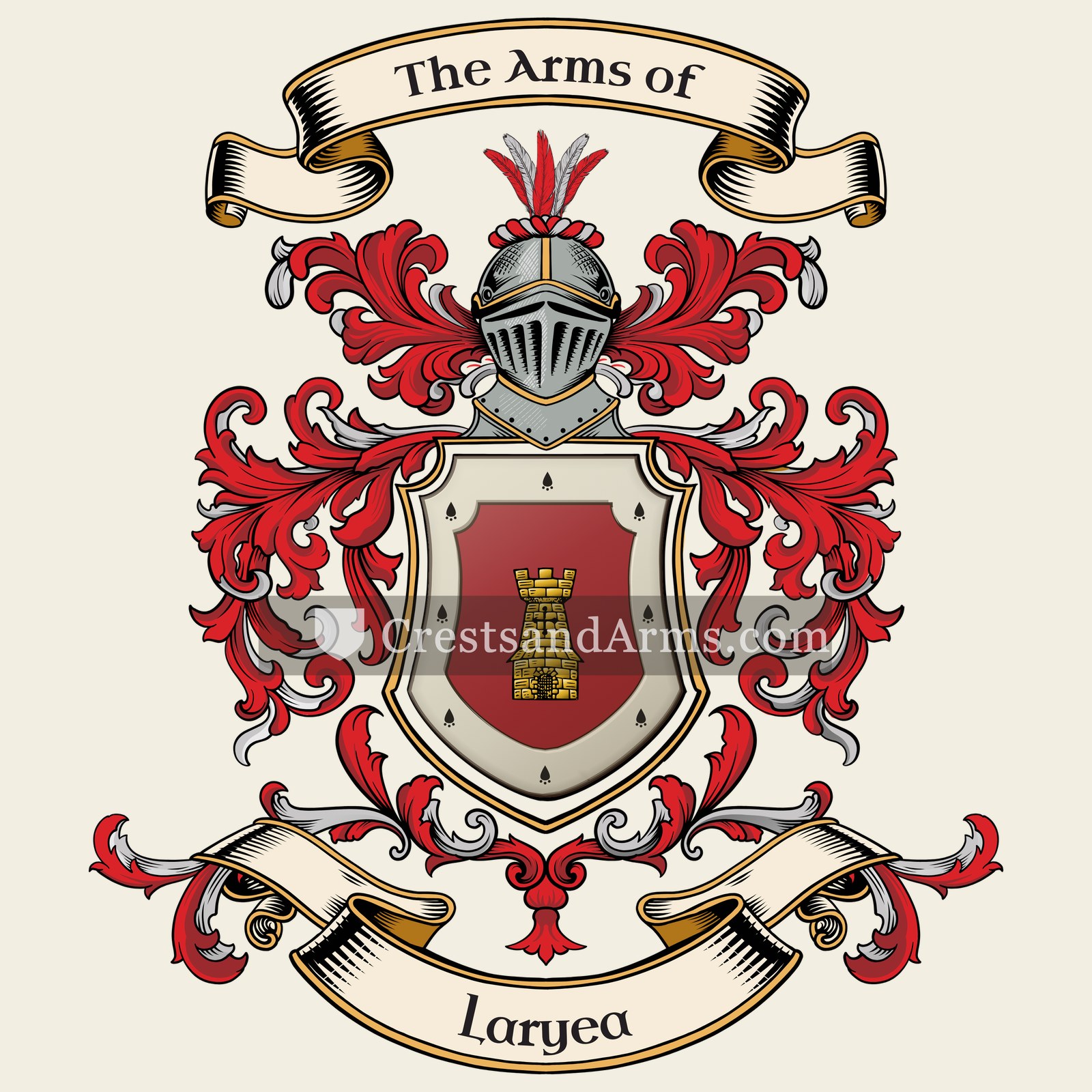 The Laryea coat of arms
