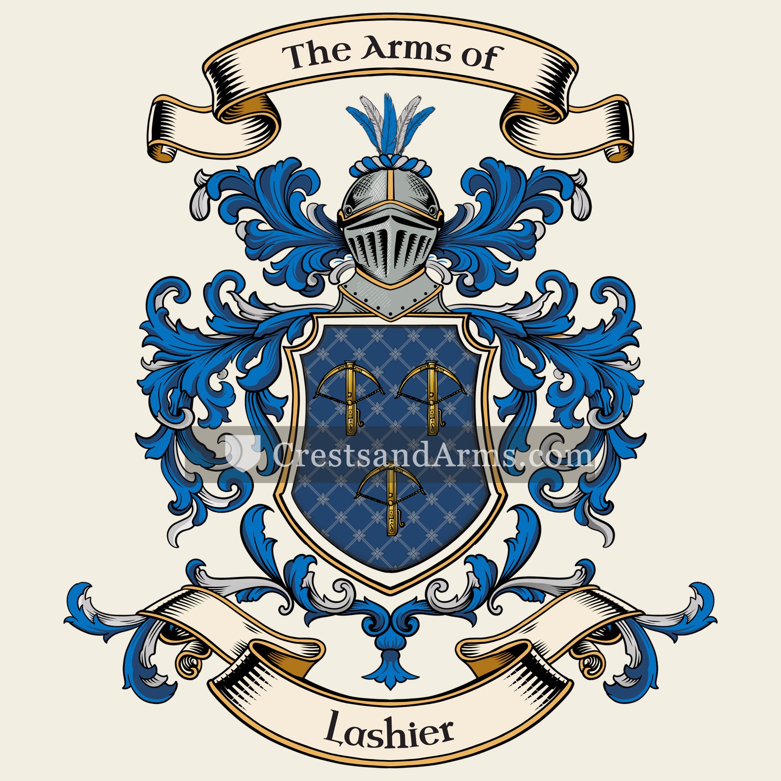 The Lashier coat of arms
